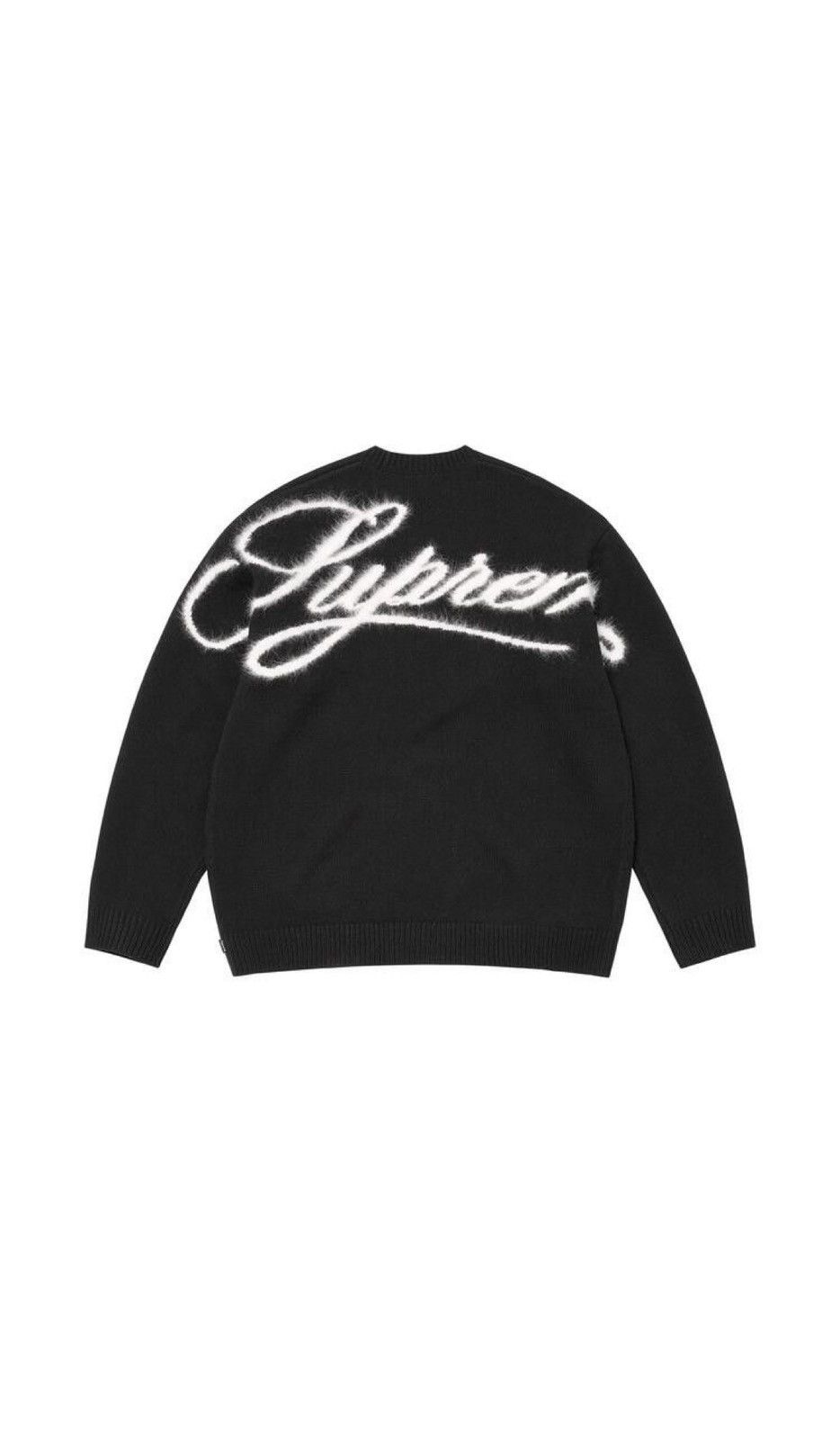 Supreme Supreme Angora Script Sweater - Medium Size US M / EU 48-50 / 2 - 5 Thumbnail