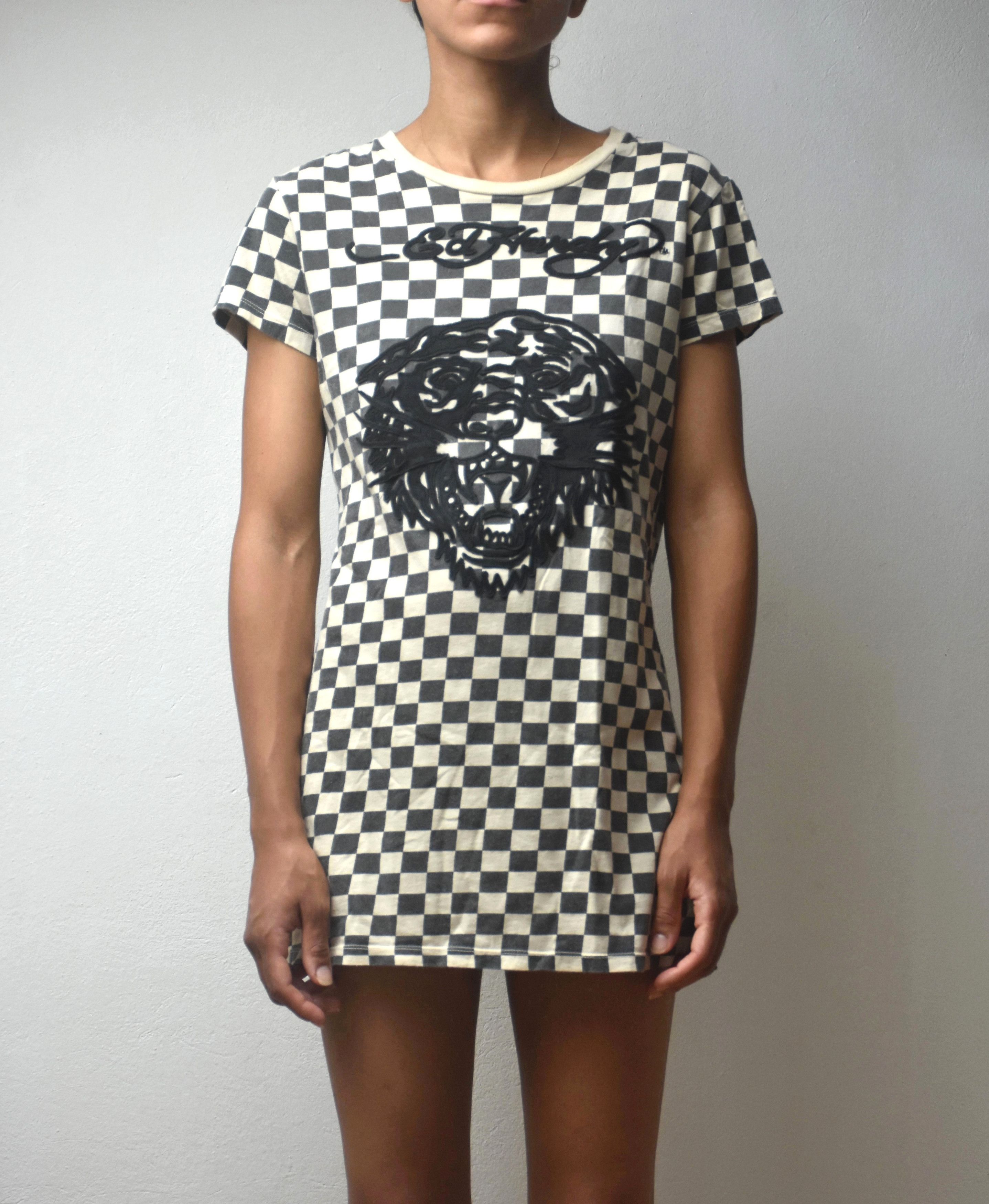 Christian Audigier  Ed Hardy  Vintage vintage Ed Hardy summer night dress  t-shirt skull rose | Grailed