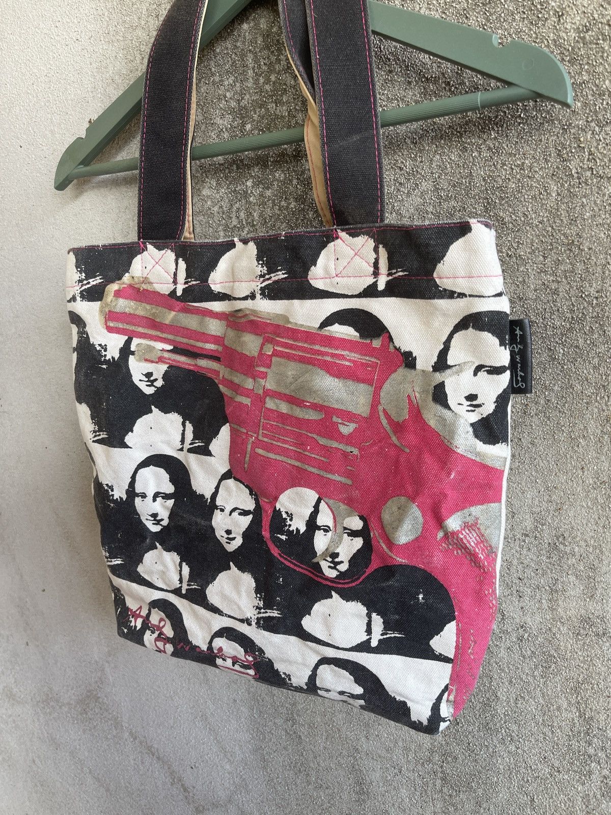 Andy Warhol Very Rare🔥Andy Warhol x Monalisa tote Bag Size ONE SIZE - 2 Thumbnail