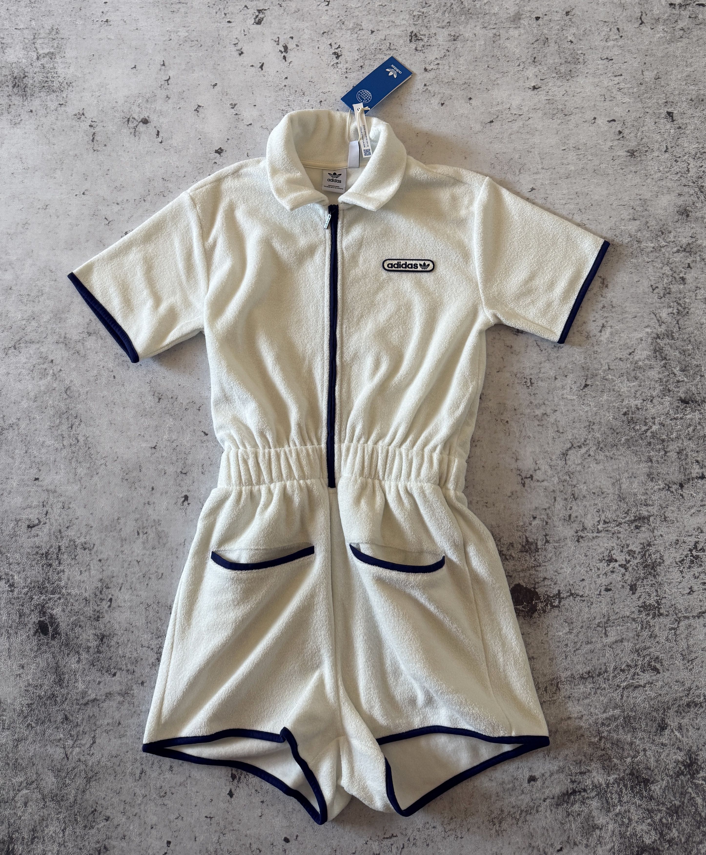 Adidas ADIDAS Towel-Terry Short Romper HT5937 XS Size XS / US 0-2 / IT 36-38 - 1 Thumbnail