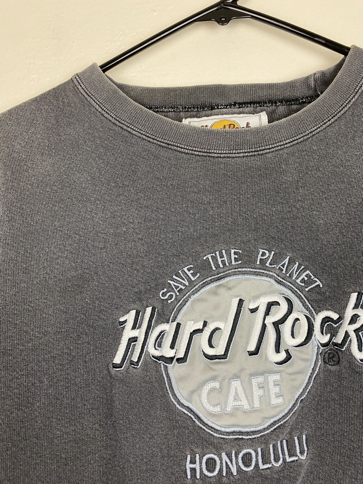 Hard Rock Cafe × Vintage Made in USA Hard rock Cafe Honolulu Save the Planet Faded Size US M / EU 48-50 / 2 - 4 Thumbnail