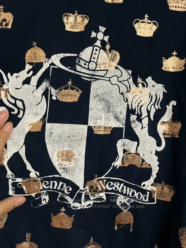 Vivienne Westwood Vivienne Westwood Crown heat transfer hoodie Size US L / EU 52-54 / 3 - 4 Thumbnail