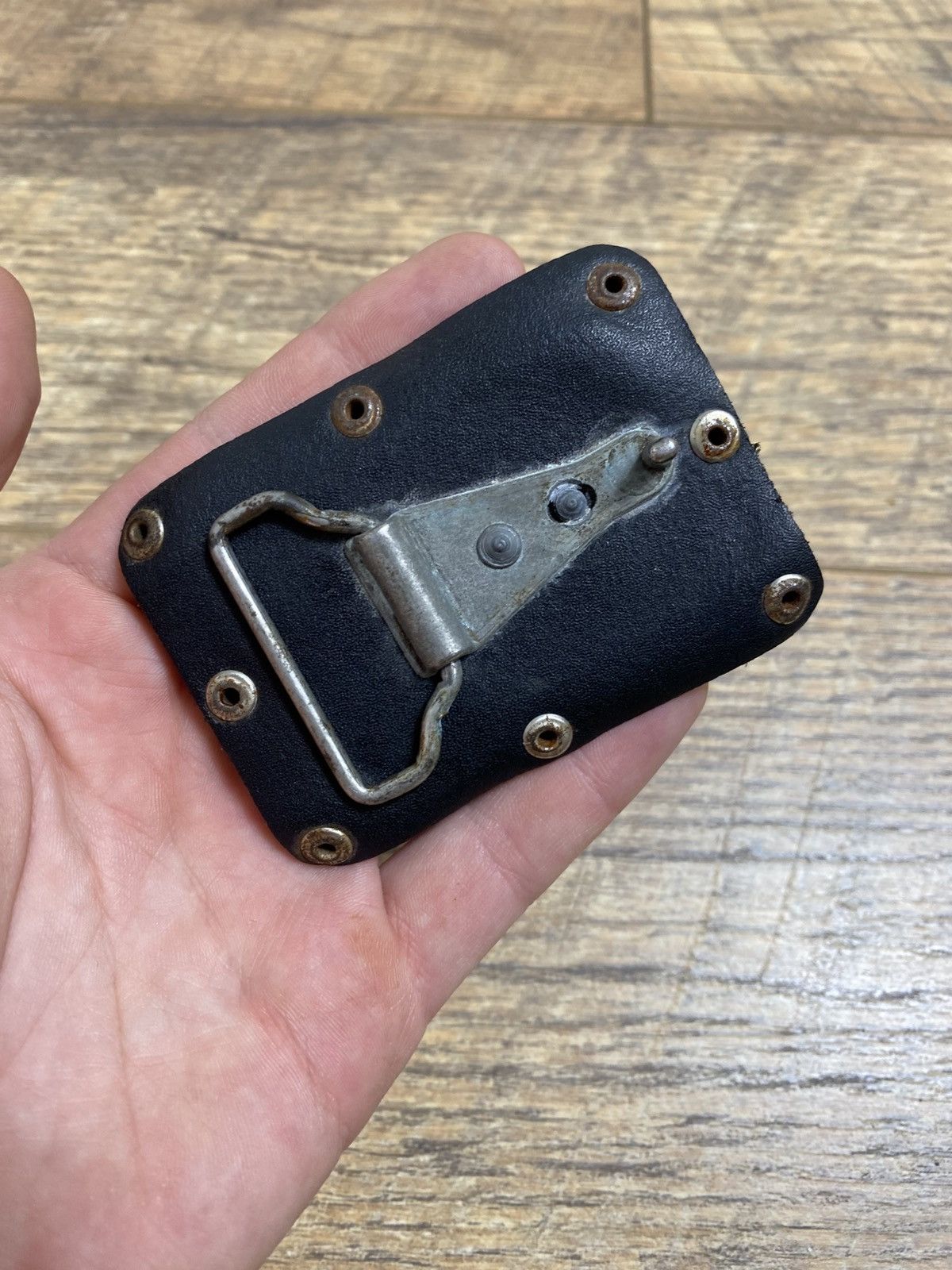 Diesel Diesel Vintage Studded Leather Logo Buckle 00s Grunge Size ONE SIZE - 2 Thumbnail