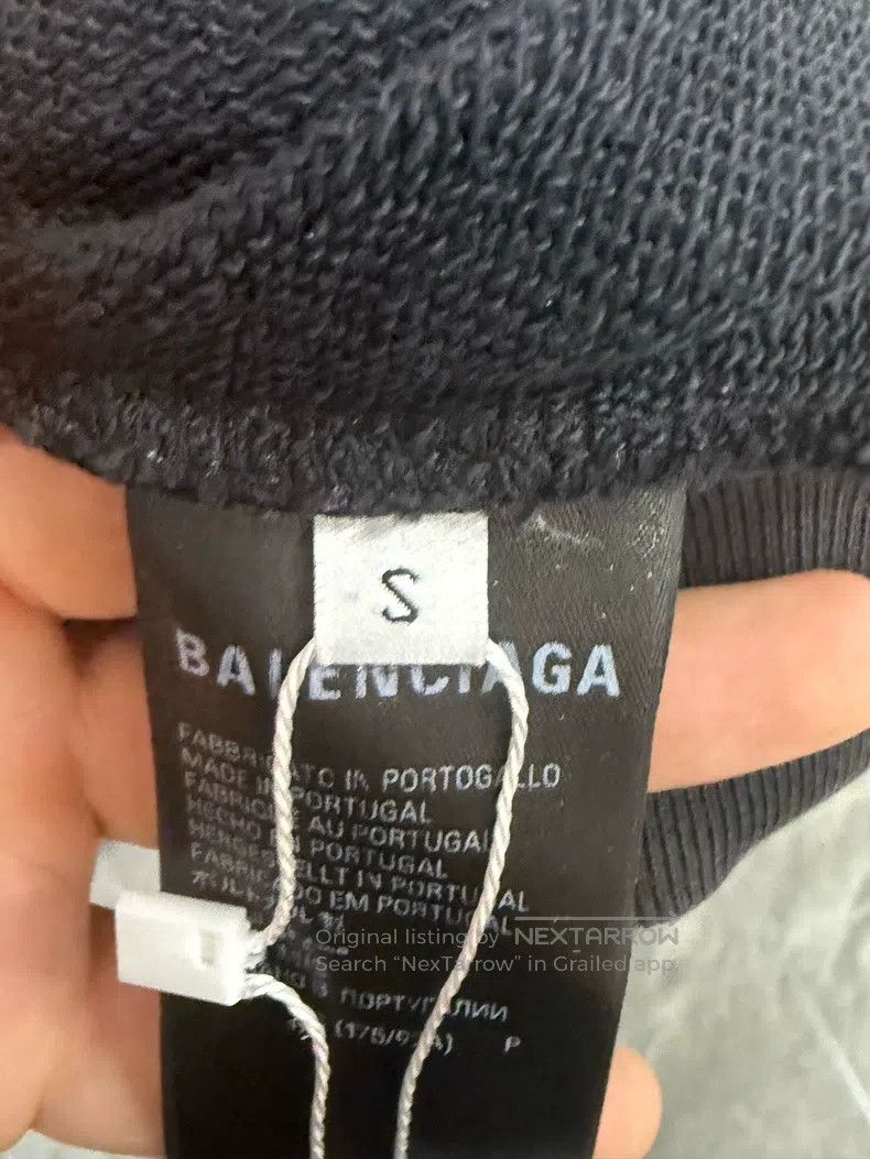 Balenciaga Balenciaga Logo Letter Pattern Printed Crew Neck Short Sle Size US S / EU 44-46 / 1 - 3 Thumbnail