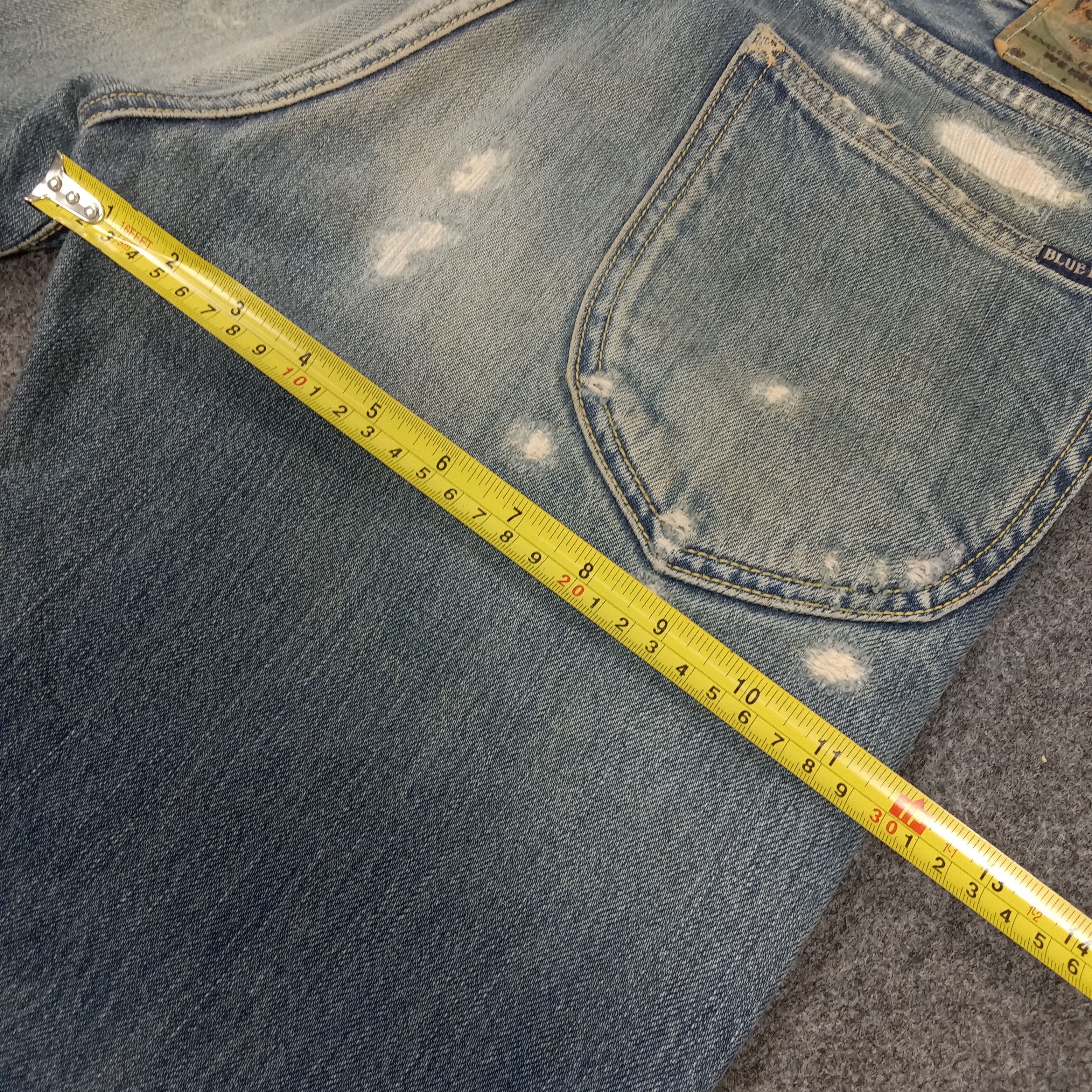 Blue Blue Japan Blue Blue Japan Distressed Denim Jeans E1A34 Size US 32 / EU 48 - 11 Thumbnail