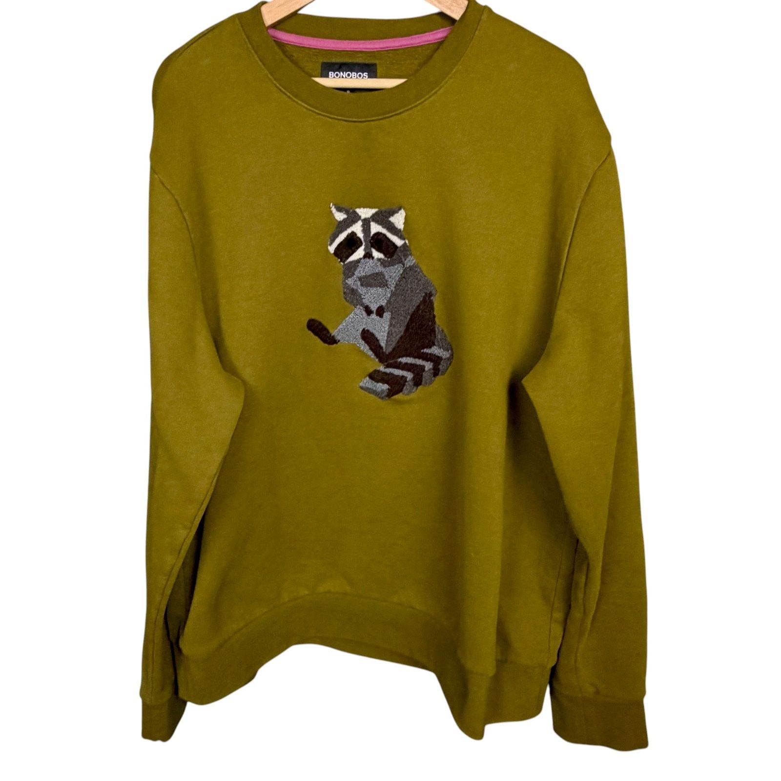 Bonobos Bonobos Critter Raccoon Men XL Supersoft Fleece Sweatshirt Size US XL / EU 56 / 4 - 8 Thumbnail