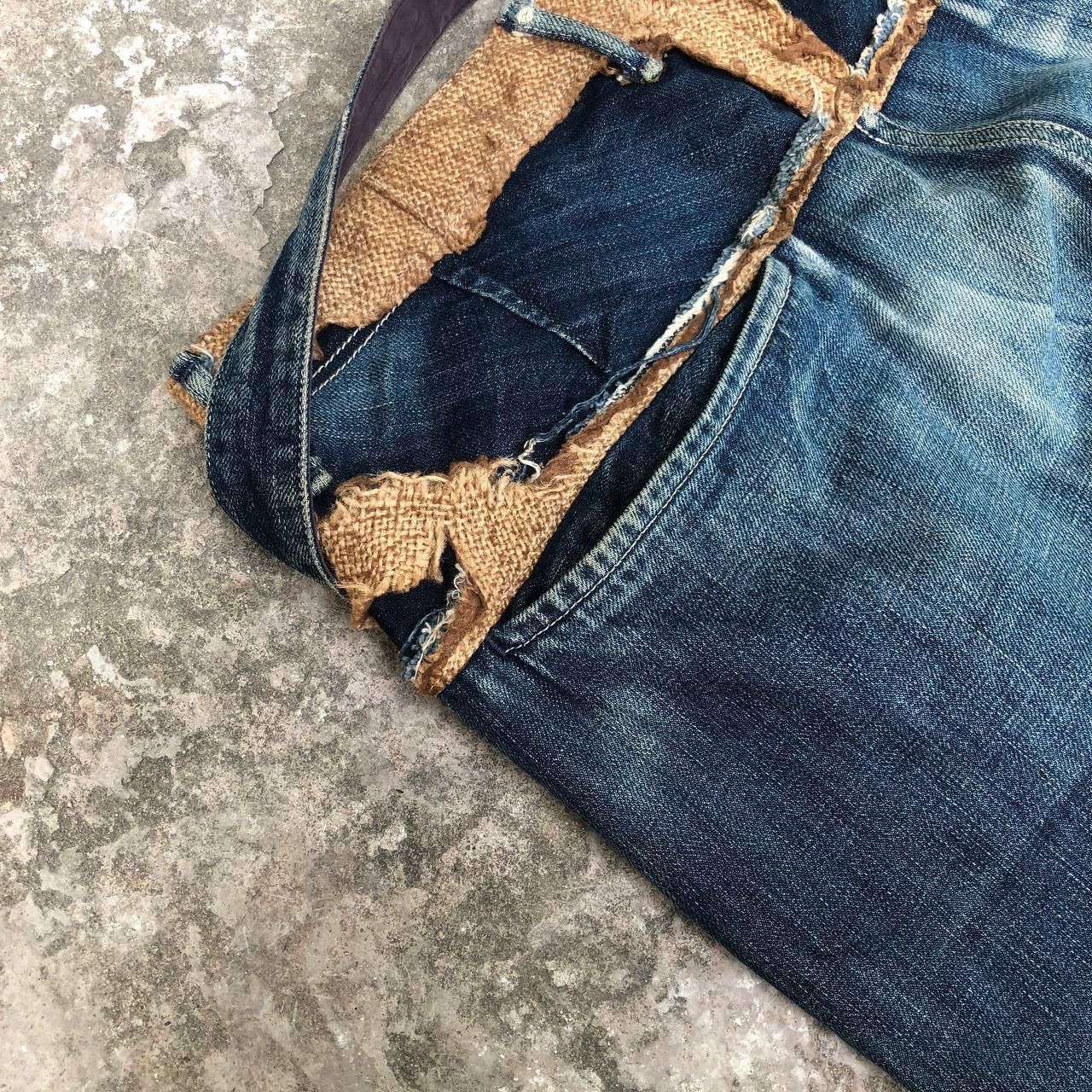 Kapital Kountry Distressed Kapital Clown Denim Kapital Jeans Destroyed Style Size US 31 - 6 Thumbnail