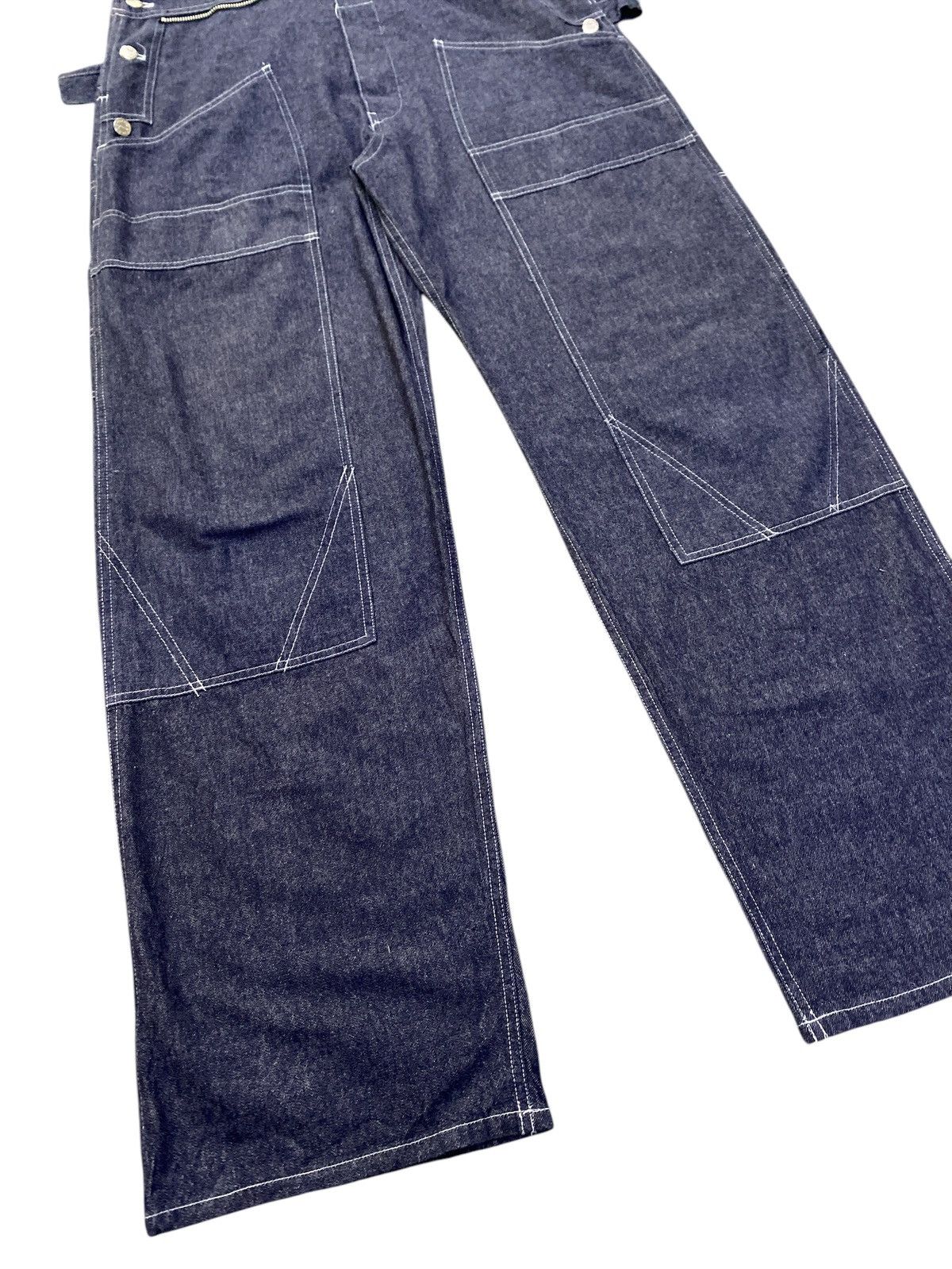 Japanese Brand × PERSON'S Japanese Brand Person’s for Men Double Knee Denim Overalls Size US 36 / EU 52 - 8 Thumbnail