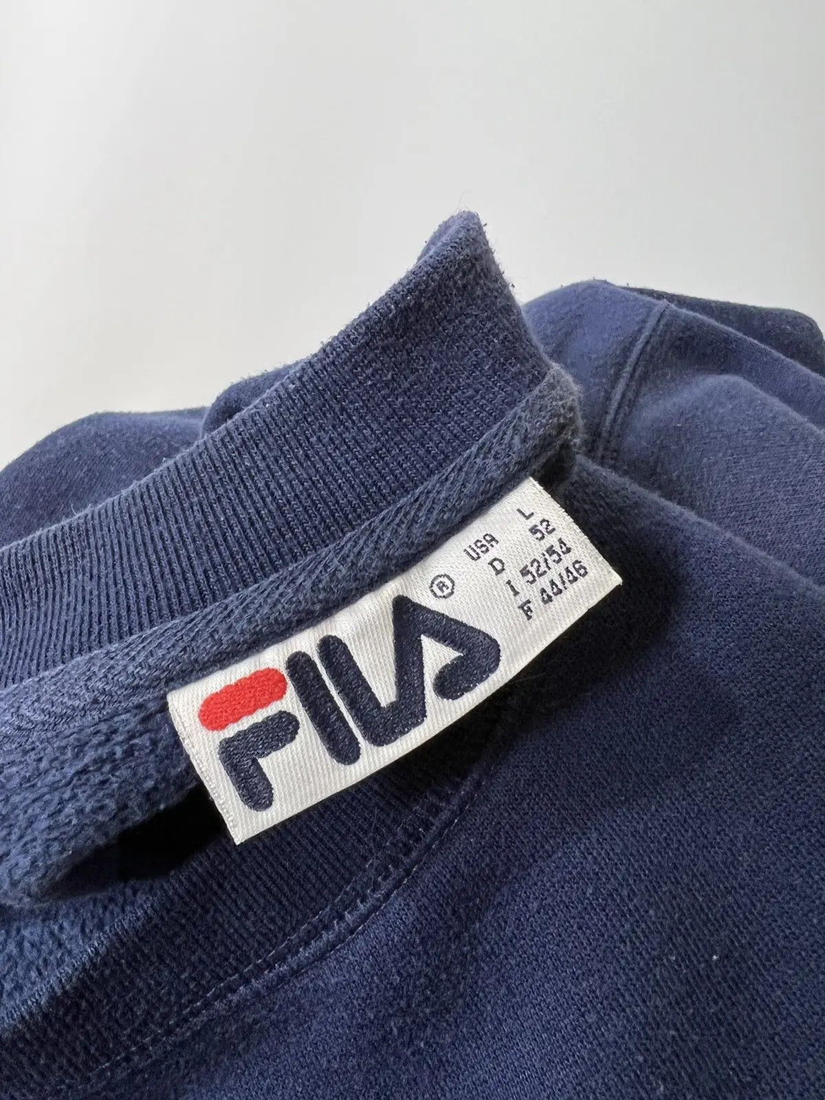 Fila × Vintage Vintage Fila big logo sweatshirt Size US L / EU 52-54 / 3 - 3 Thumbnail
