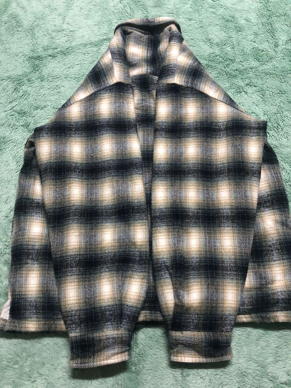 Japanese Brand Vtg Shadows Plaid Machope Mind Flannel Sherpa Lined Jacket Size US L / EU 52-54 / 3 - 13 Thumbnail