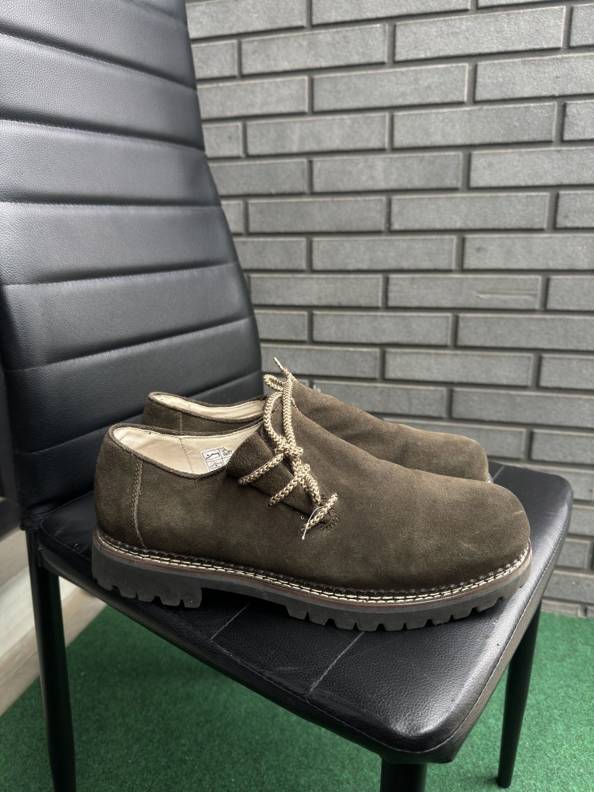 Other Vintage Almsach cynthia suede classic brown leather Size US 11.5 / EU 44-45 - 1 Thumbnail
