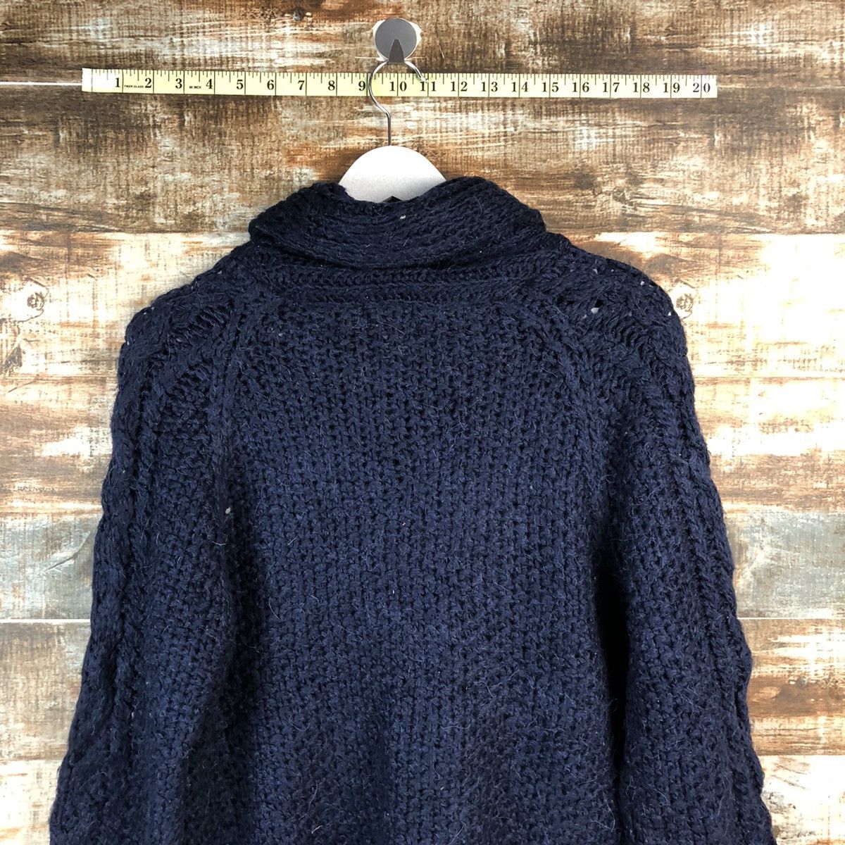 Homespun Knitwear Earth Music & Econolgy mohair Dark Blue Knitwear #A2406 Size M / US 6-8 / IT 42-44 - 13 Thumbnail