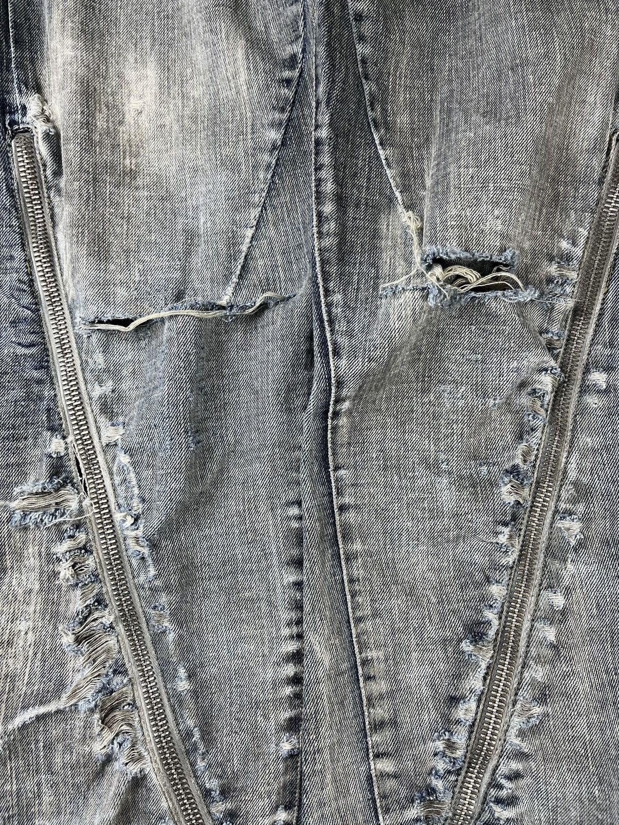 Rick Owens FW08 Rick Owens Banana Cut Spiral Denim Jeans Dust Acid Size US 30 / EU 46 - 15 Thumbnail