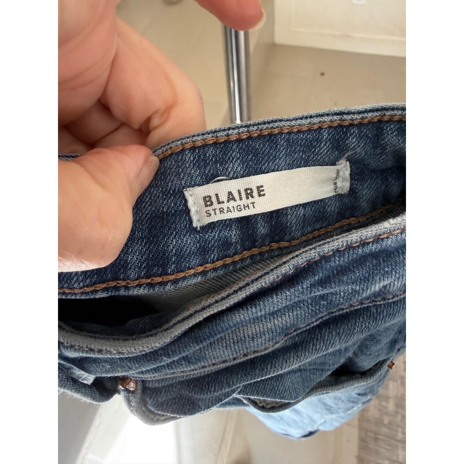 Other Dear John Blaire Straight Mid Rise Jeans Medium Wash Size 28 Size 28" / US 6 / IT 42 - 7 Thumbnail