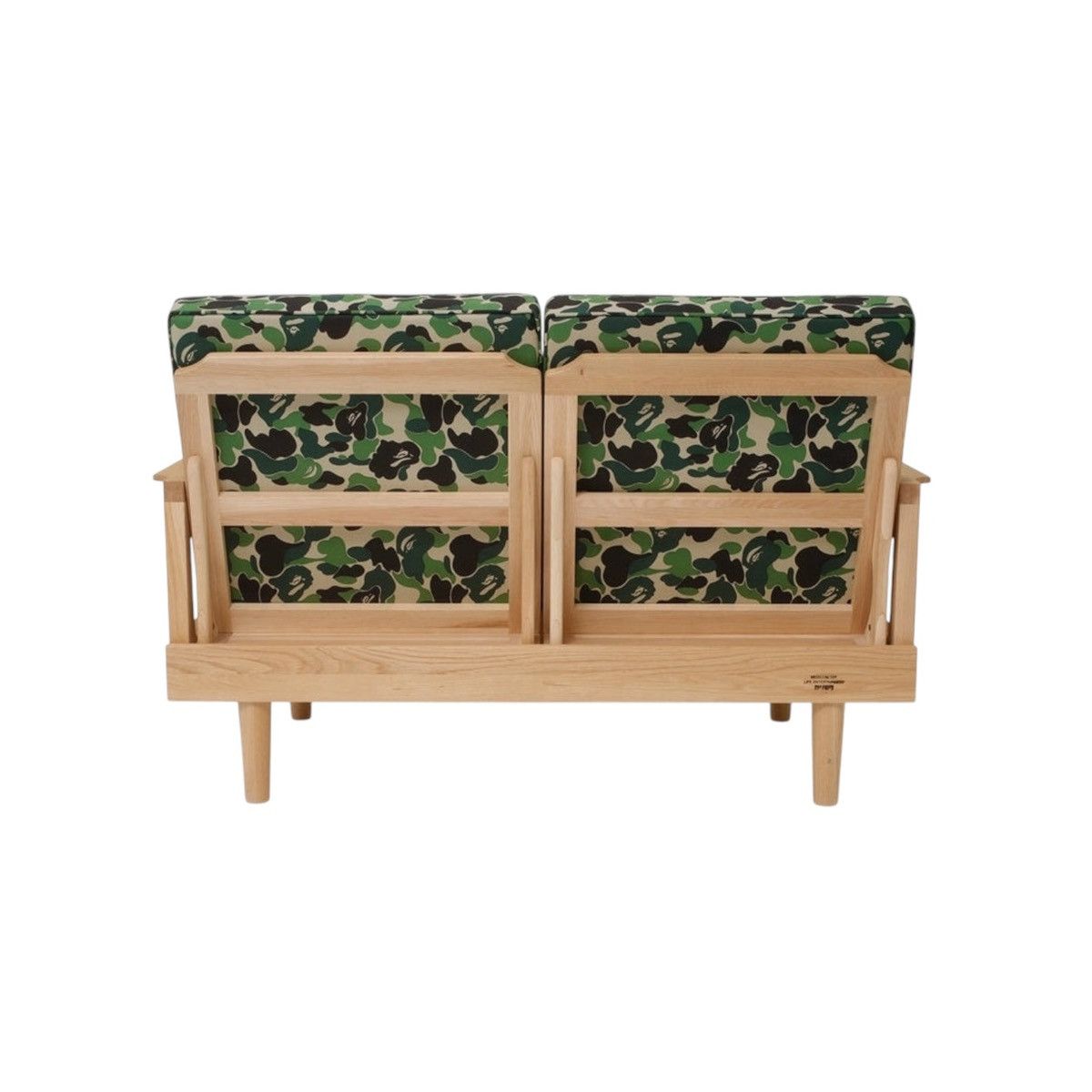 Bape Bape x Medicom Fabrick Karimoku 2 Seater ABC camo sofa couch Size ONE SIZE - 3 Thumbnail