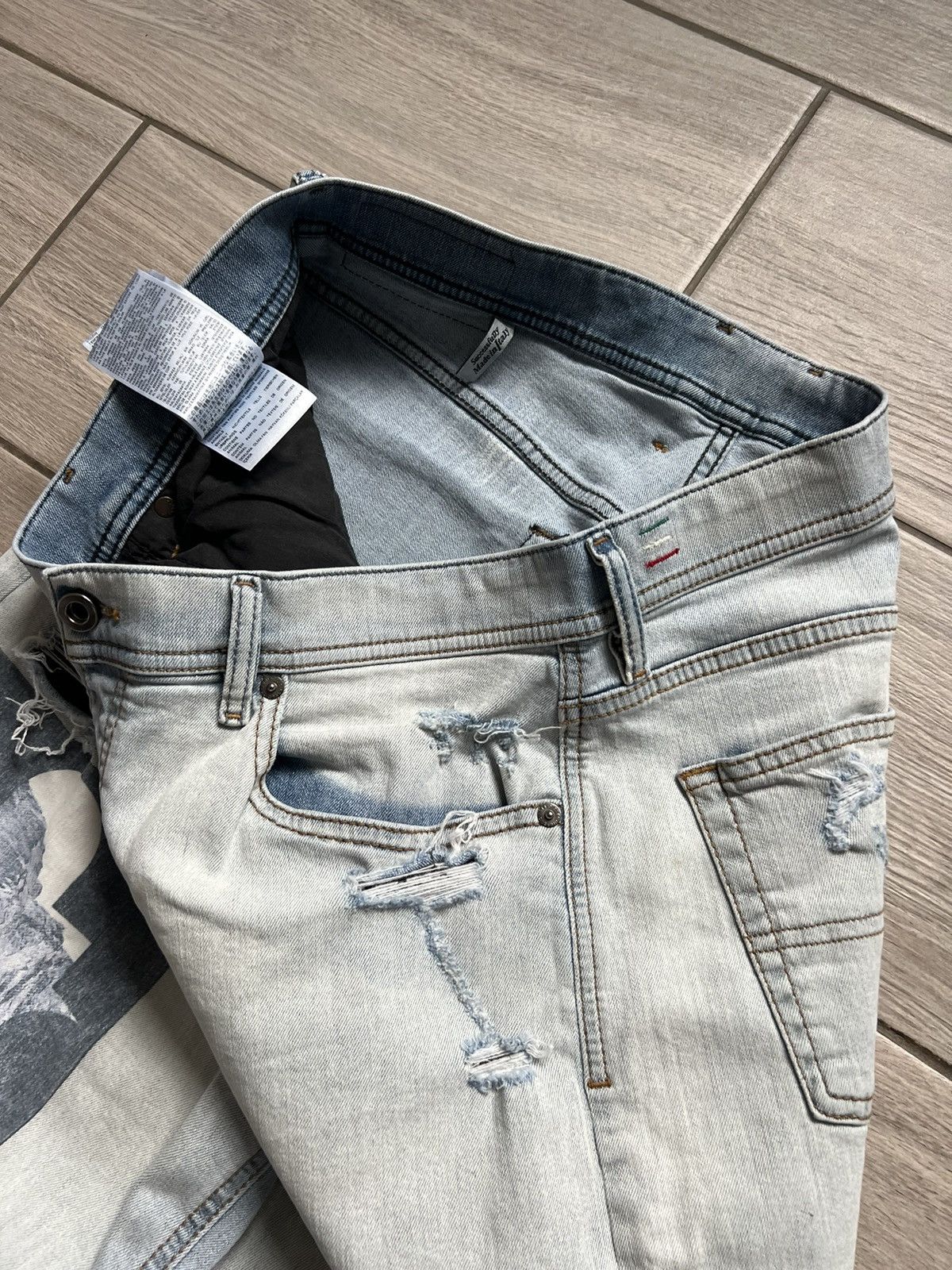 Diesel DIESEL PANTS REGULAR Light Blue Denim Pants RRP 350$ Y2K Size US 33 - 13 Thumbnail