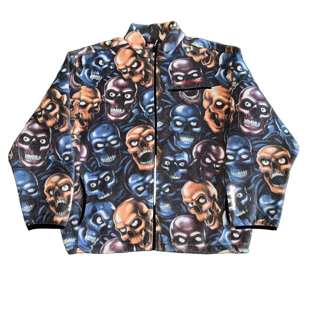 Supreme Supreme x Marmot Skull Pile Fleece Jacket Size US XXL / EU 58 / 5 - 1 Thumbnail