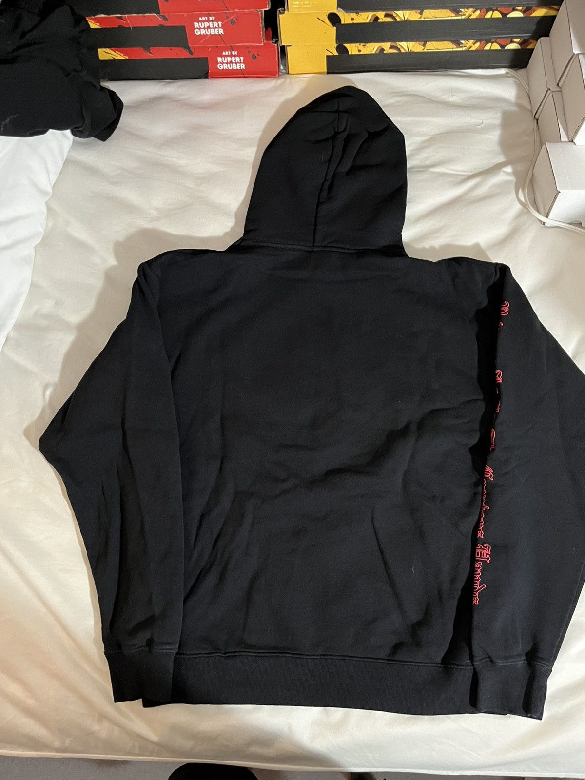 Revenge Revenge red puff print hoodie black Size US L / EU 52-54 / 3 - 7 Thumbnail