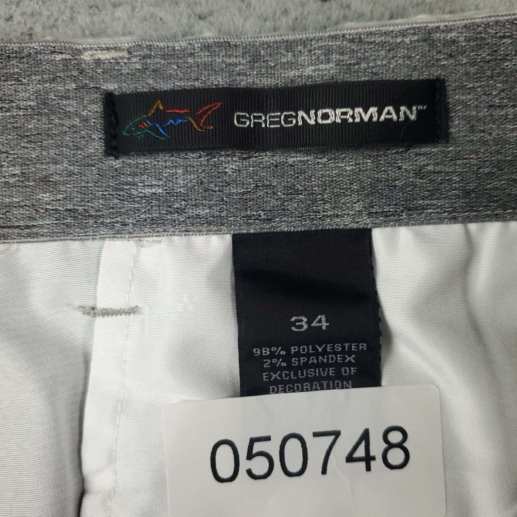 Vintage Greg Norman Shorts Mens Size 34 Gray Golf Casual Flat Front Chino Size US 34 / EU 50 - 8 Thumbnail