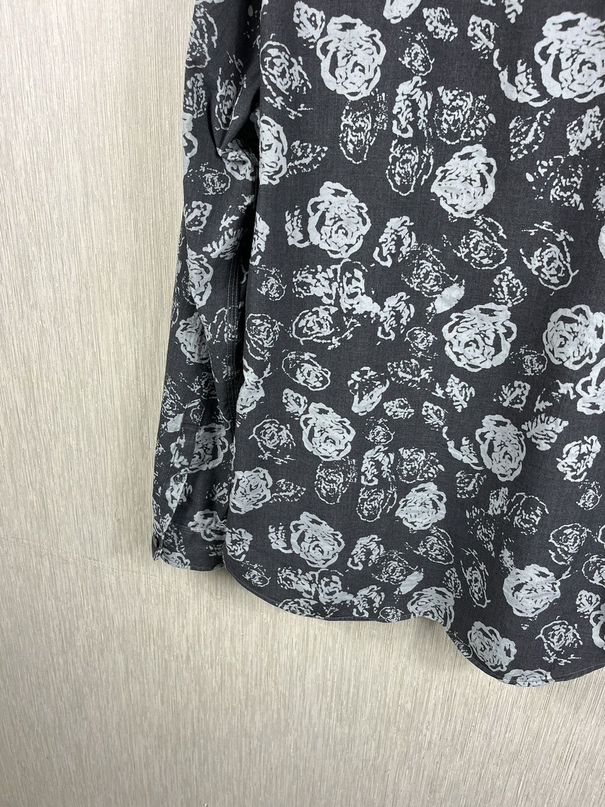 Diesel × Vintage Vintage archive Diesel Industries roses full print y2k shirt Size US L / EU 52-54 / 3 - 19 Thumbnail