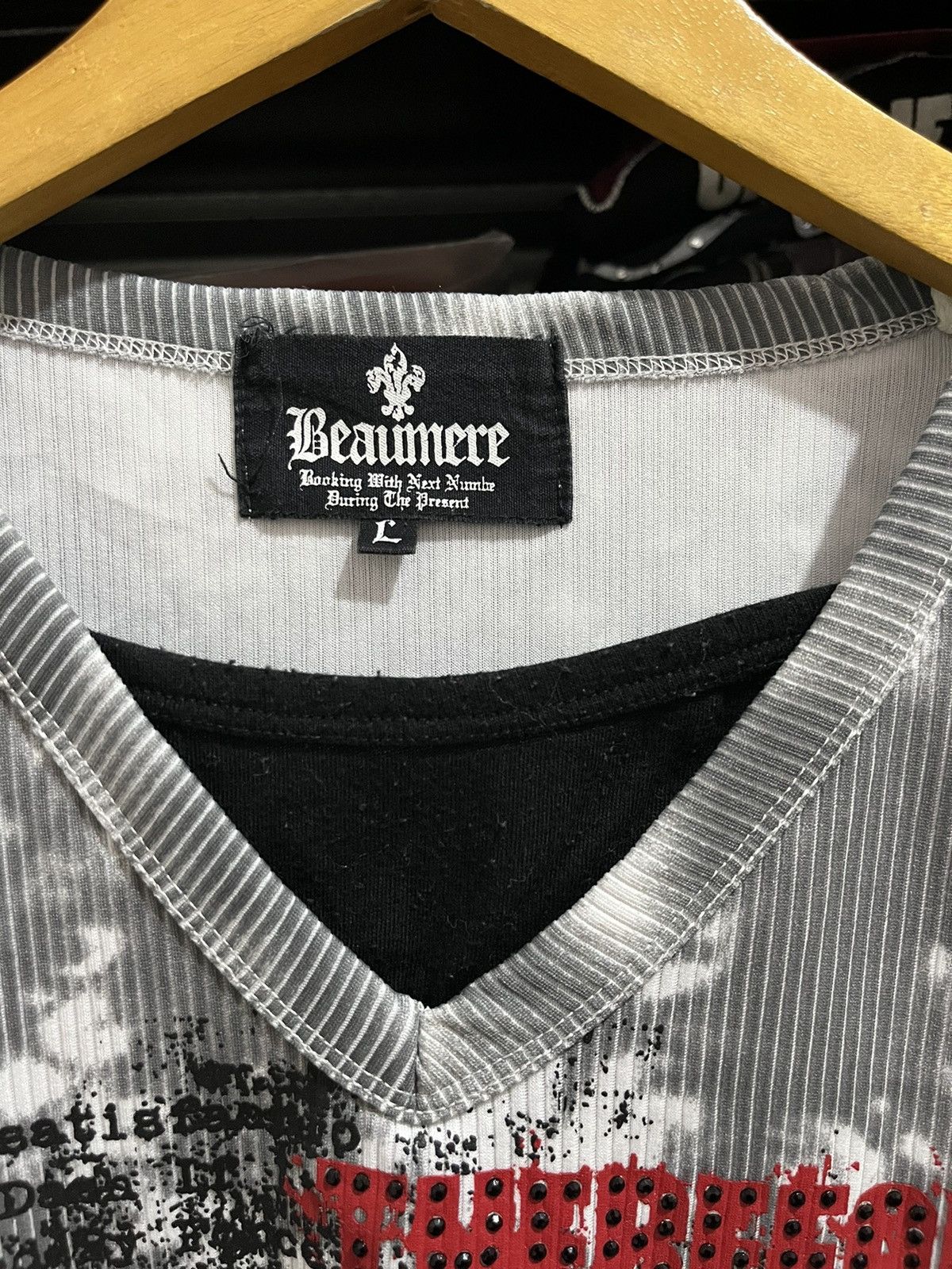 Beauty Beast 💸BINDINGOFFER💸Beaumere poem double layer long sleeve Size US M / EU 48-50 / 2 - 5 Thumbnail
