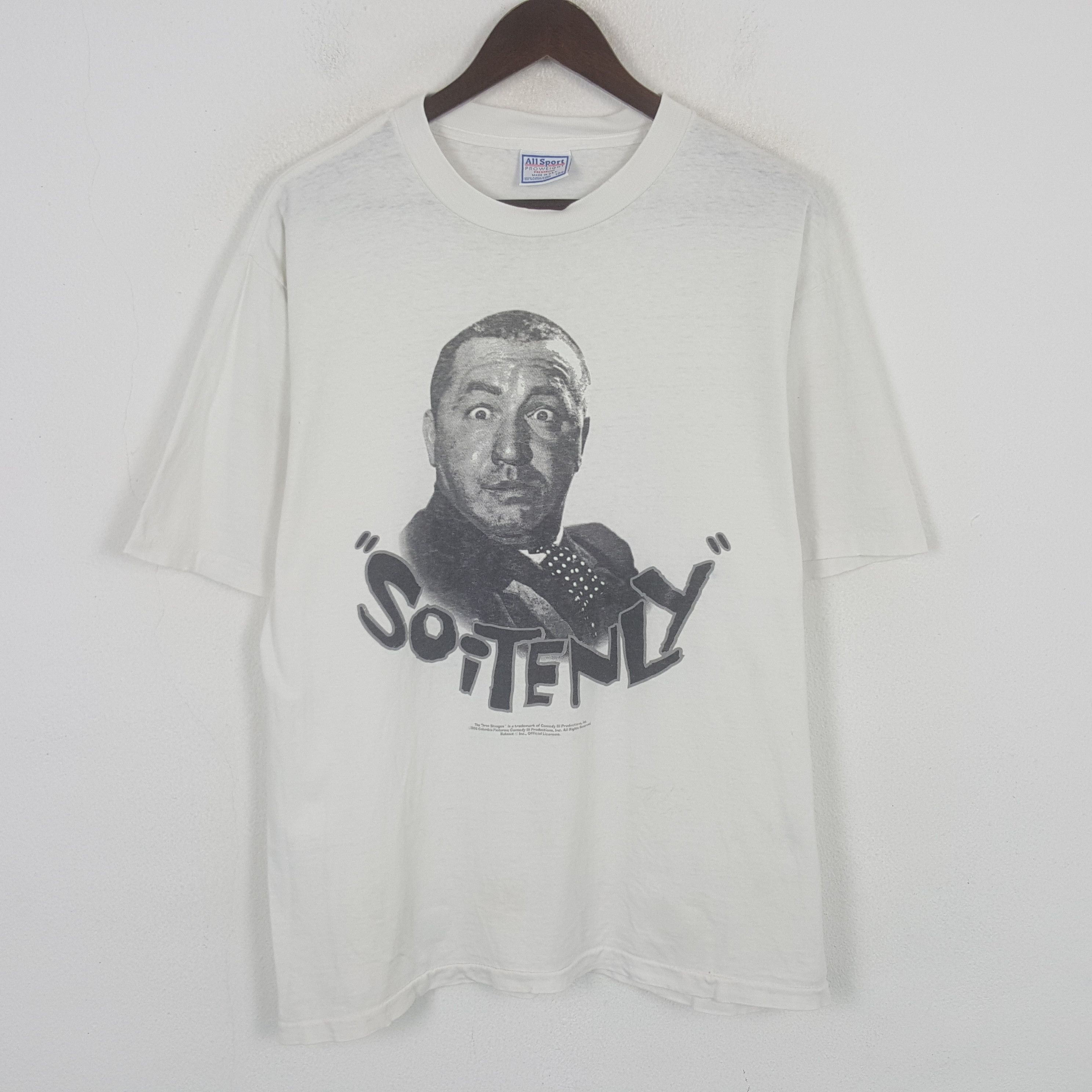 All Sport Vintage Soitenly The Three Stooges Curly Howard Tshirt Size US L / EU 52-54 / 3 - 1 Thumbnail