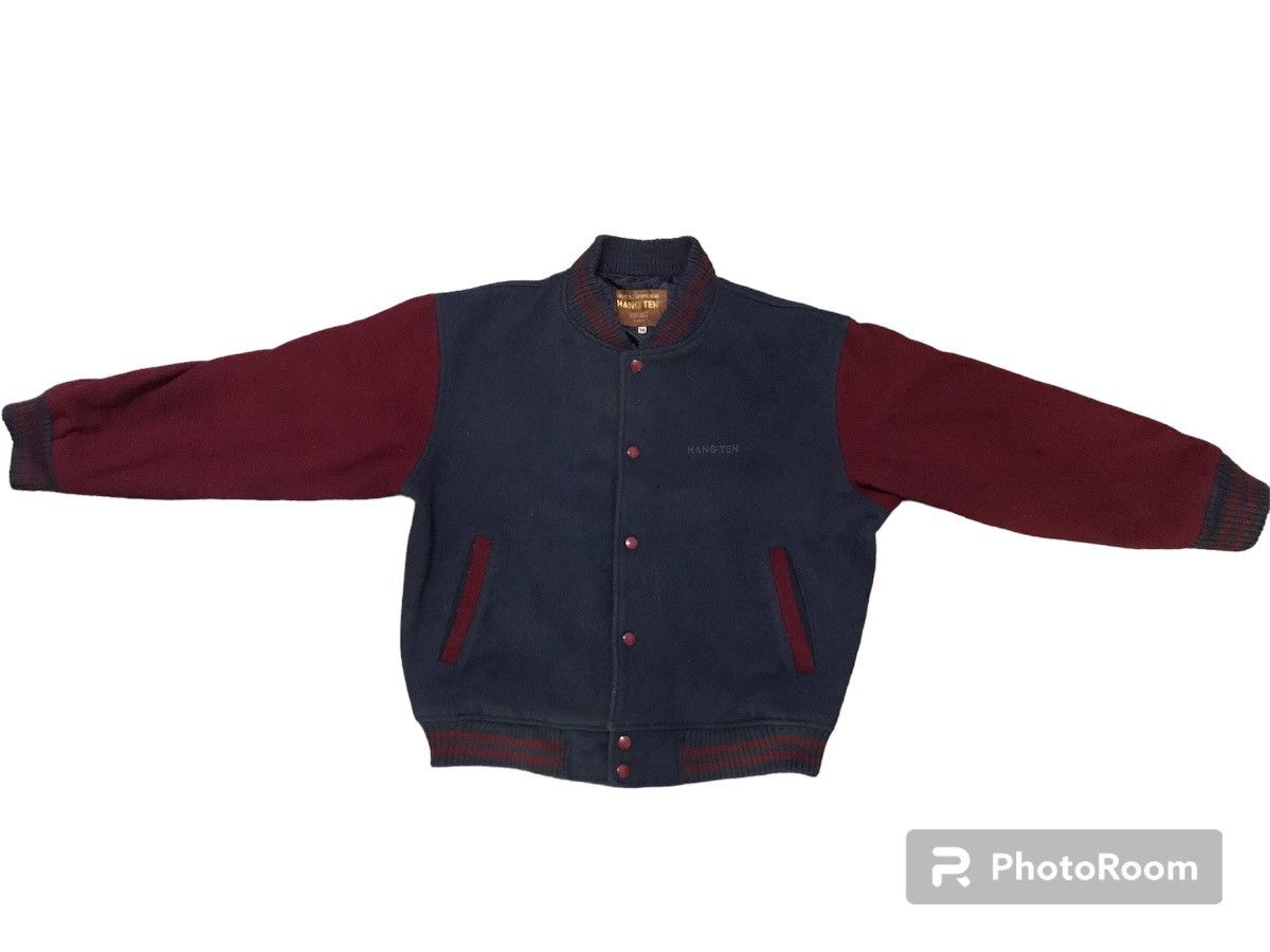 VINTAGE HANG TEN WOOL VARSITY JACKET