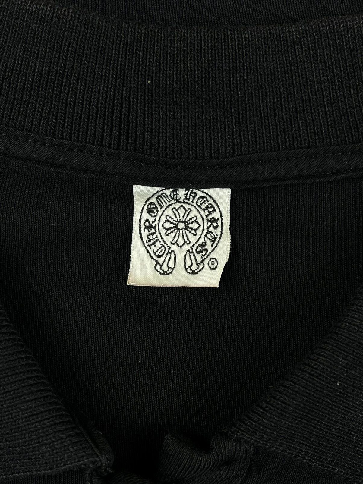 Chrome Hearts Chrome Hearts Vintage Silver Plus Button Baby Polo Tshirt Size ONE SIZE - 5 Thumbnail