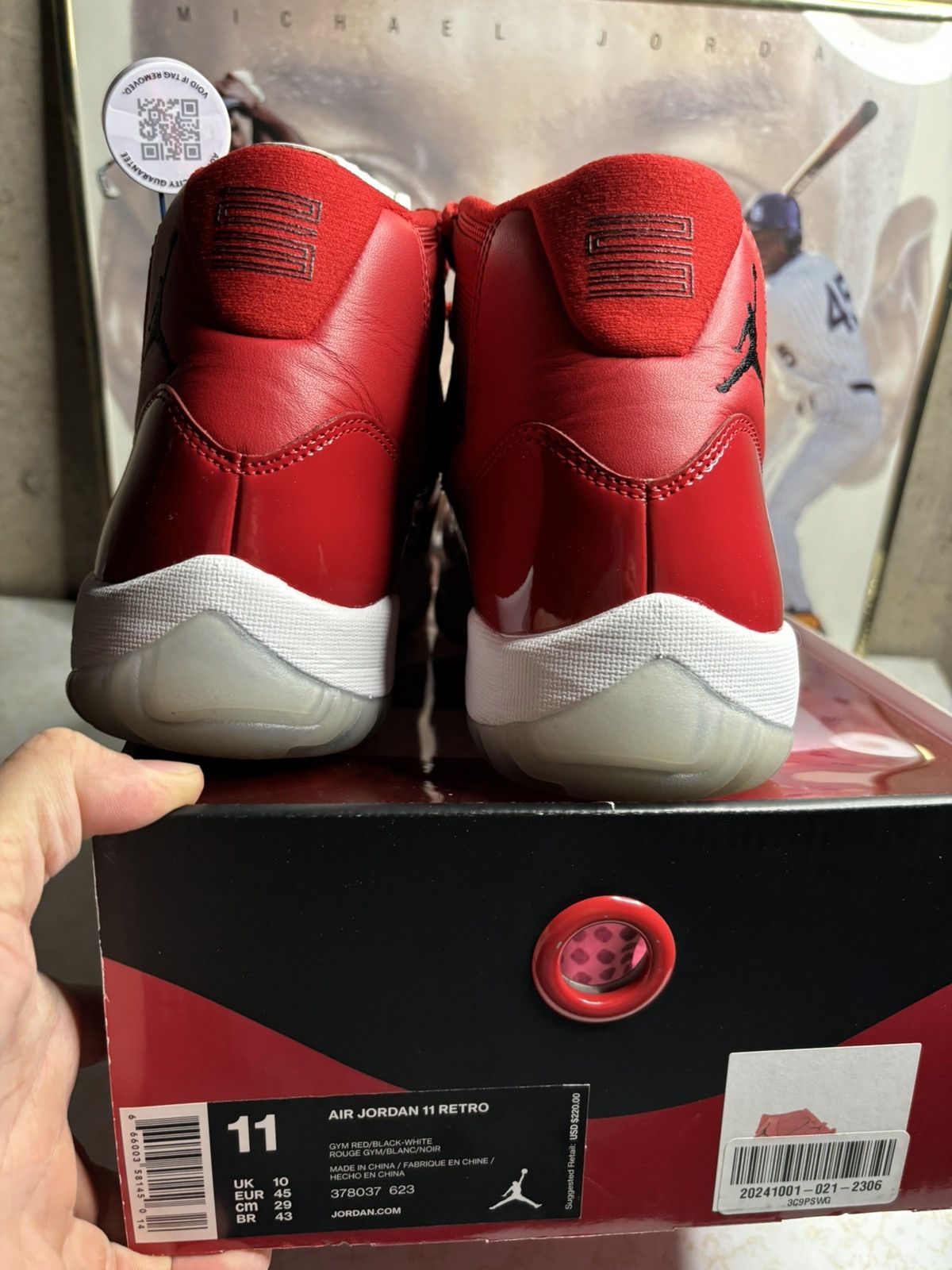Jordan Brand Air Jordan 11 Retro Win Like 96 Win Like '96 2017 Size US 11 / EU 44 - 7 Thumbnail