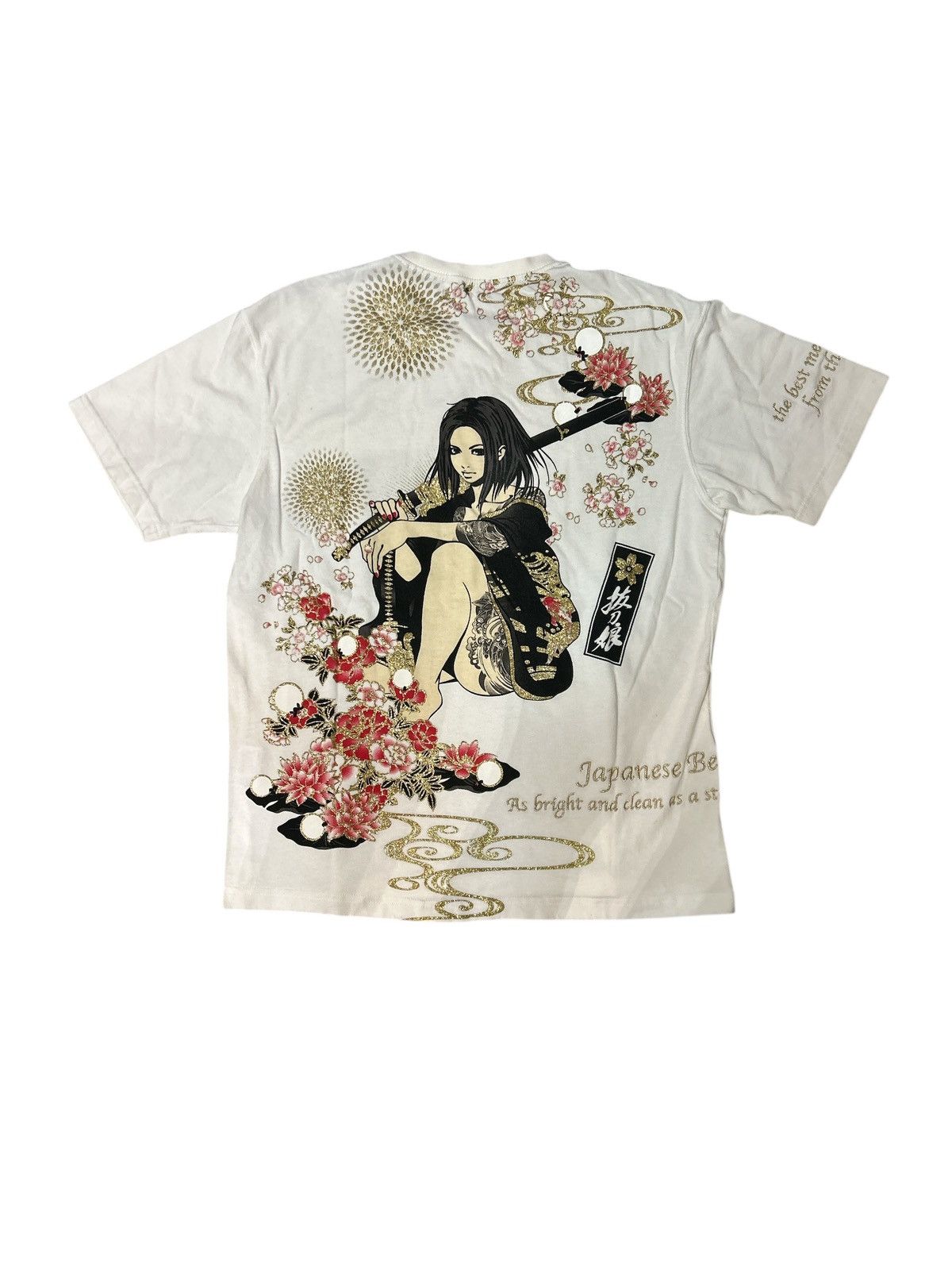 Japanese Brand DIVINE RETRIBUTION Japanese Beauty Yakuza Geisha Graphic Size US L / EU 52-54 / 3 - 1 Thumbnail