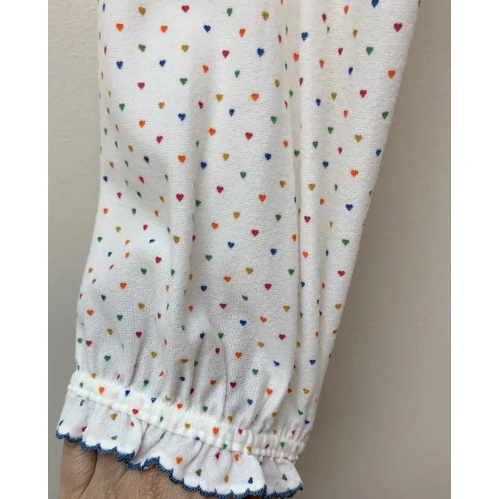 Etro VINTAGE Najla New York Brushed Nylon Long Retro Heart Print Nightgown S USA NOS Size ONE SIZE - 6 Thumbnail