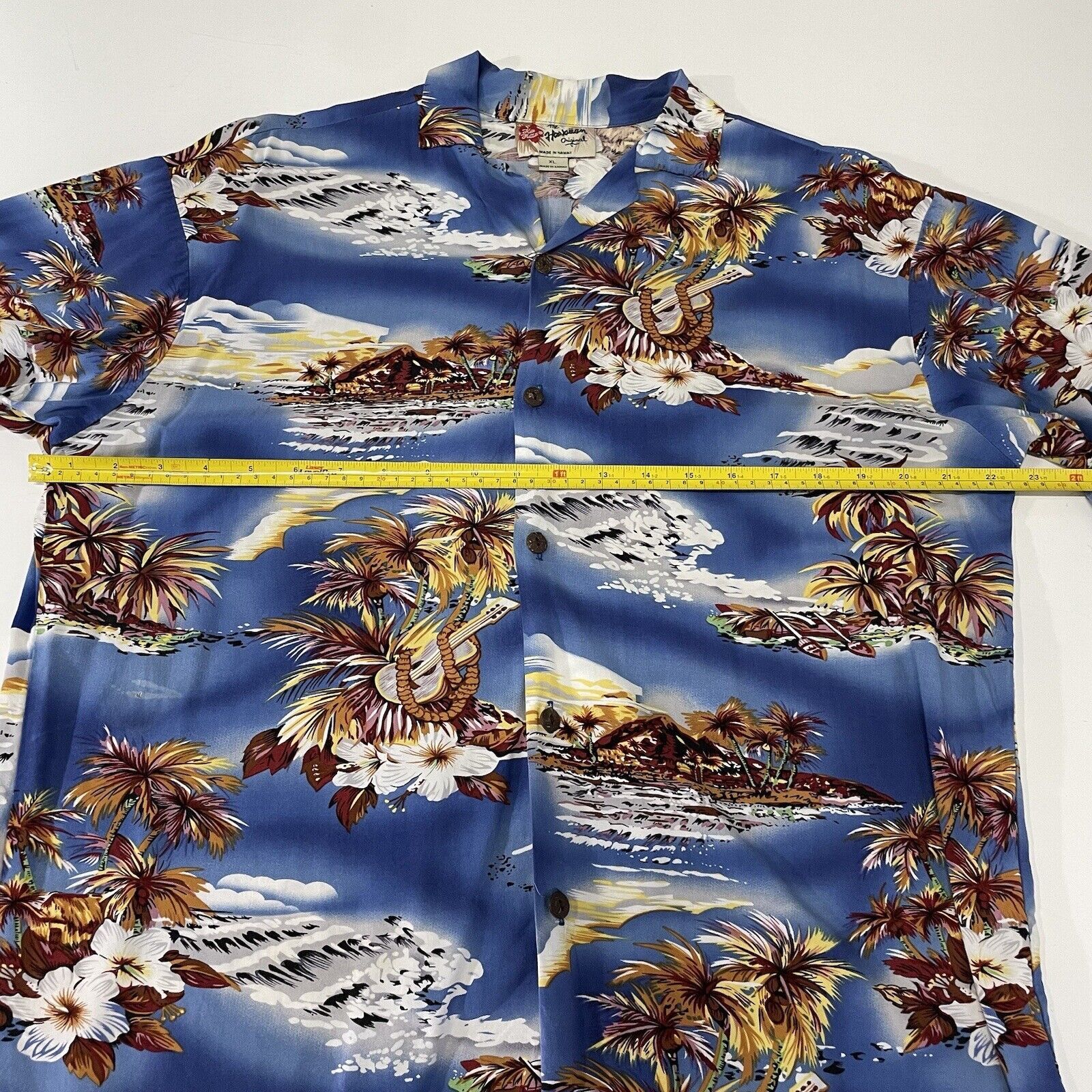 Hilo Hattie VTG Hilo Hattie Hawaiian Original Shirt XL Hawaii Volcano Size XL / US 12-14 / IT 48-50 - 5 Thumbnail