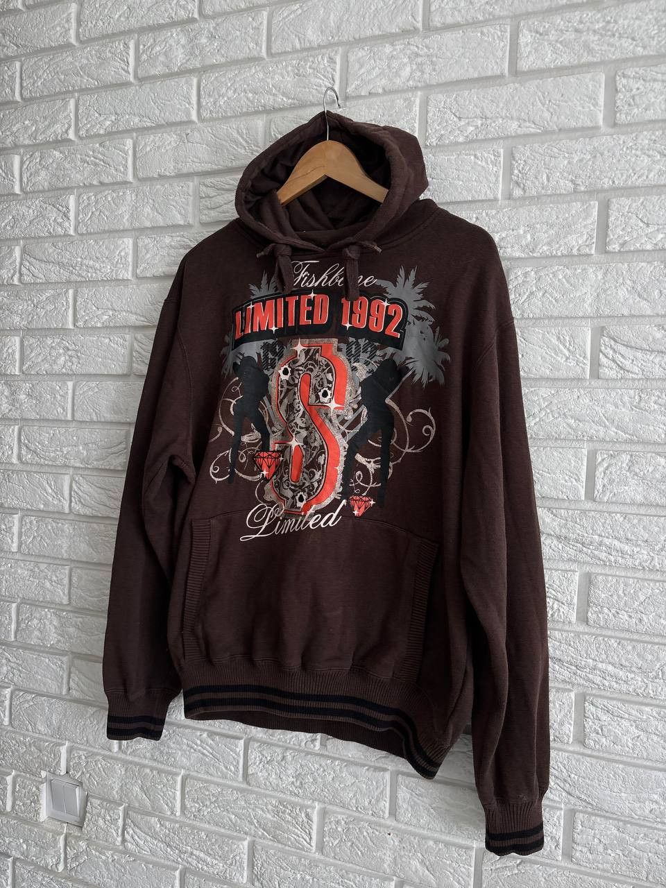 Other Fishbone hoodie big loge vintage 1992 rare brown Y2K SKATE Size US M / EU 48-50 / 2 - 3 Thumbnail