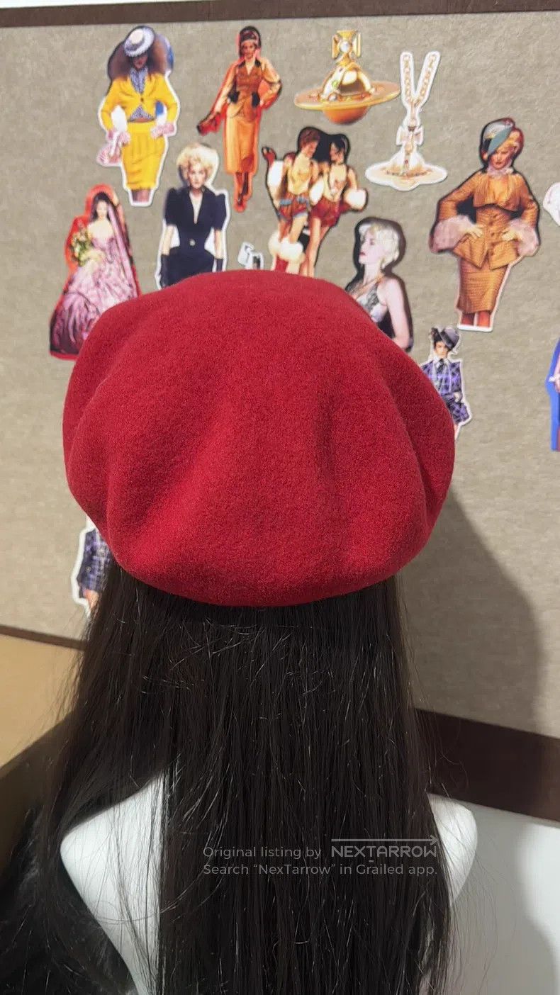 Vivienne Westwood Vivienne Westwood Red Beret Size ONE SIZE - 4 Thumbnail