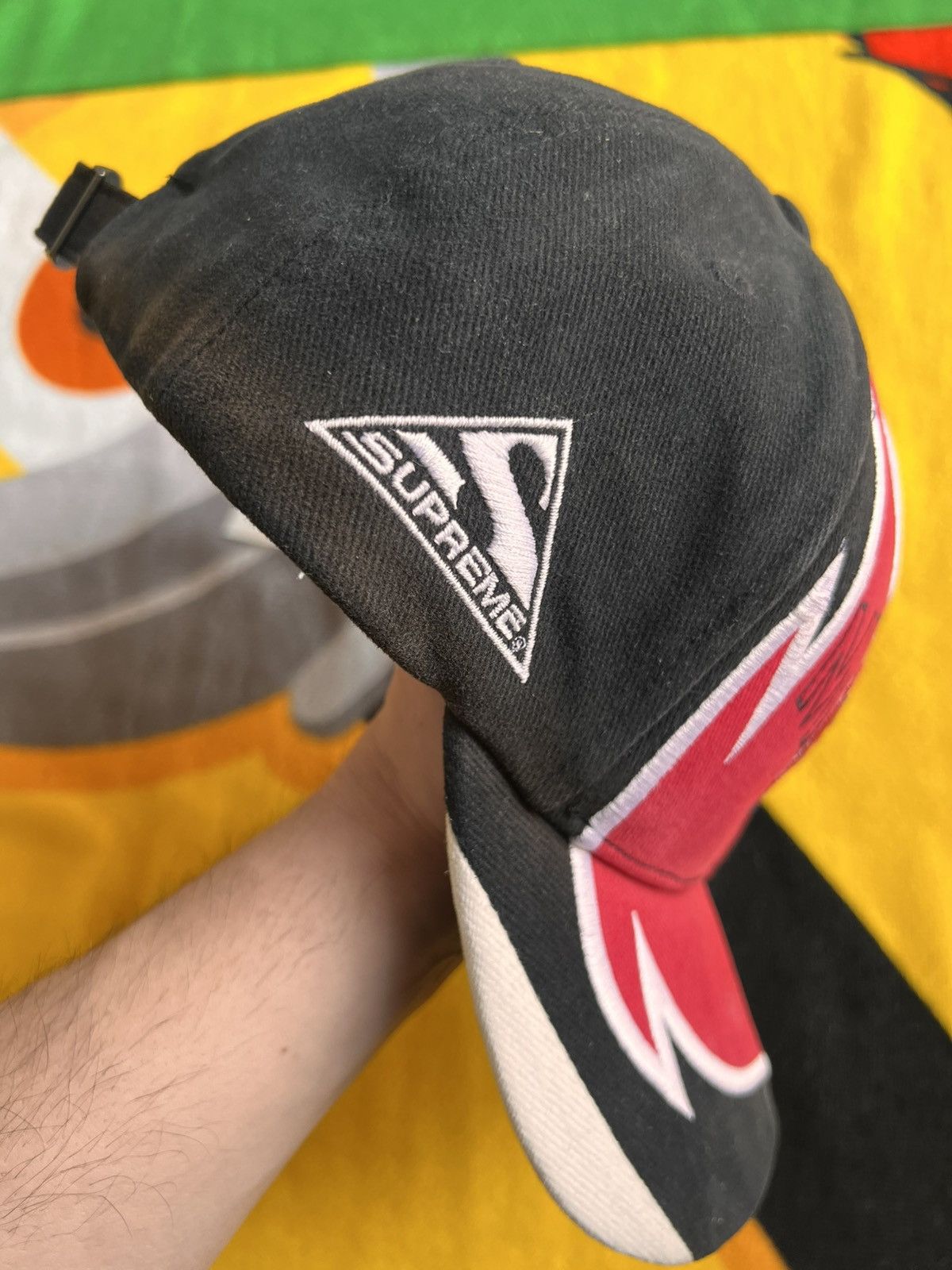 Supreme x MM6 Maison Margiela Split 6-Panel Cap Black 2026