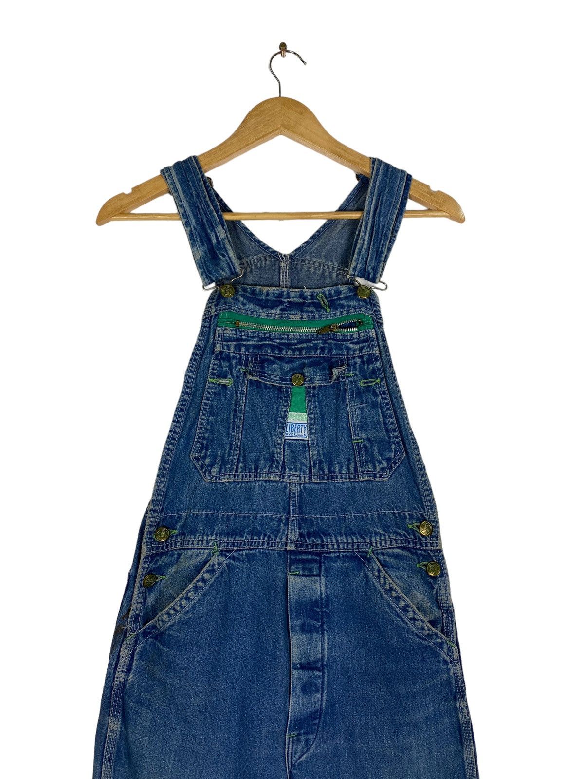 Japanese Brand Vintage Liberty Overall Denim Size US 28 / EU 44 - 2 Thumbnail