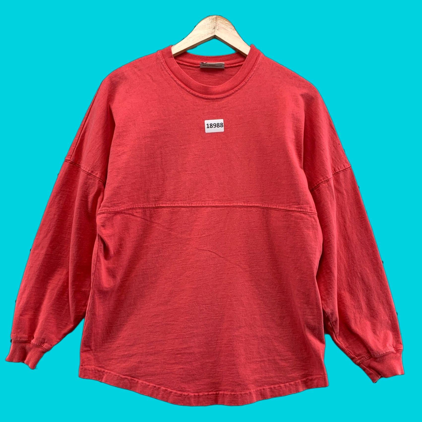 ESPIRIT Alpha Chi Omega Spirit Jersey Shirt Pink Long Sleeve Mens XS Pullover 21X27 Size US XS / EU 42 / 0 - 1 Thumbnail