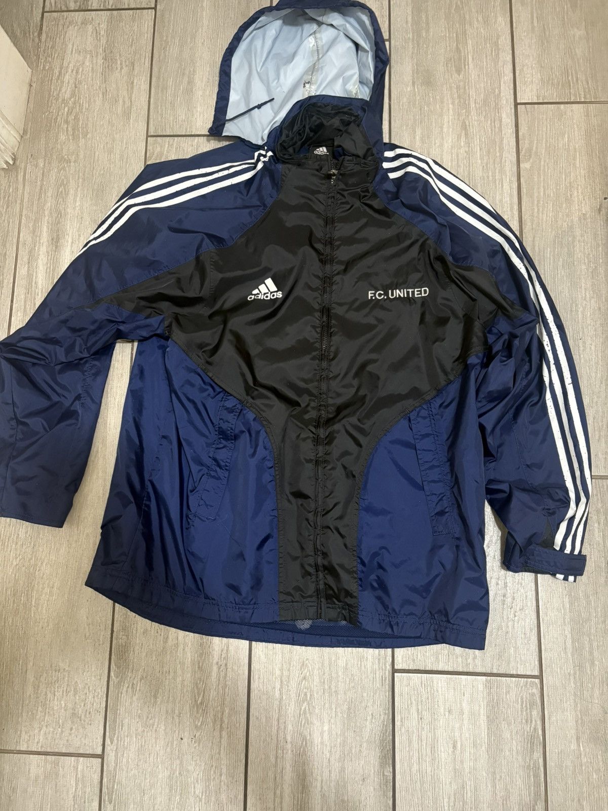 Men’s Vintage FC United X Adidas Track Jacket