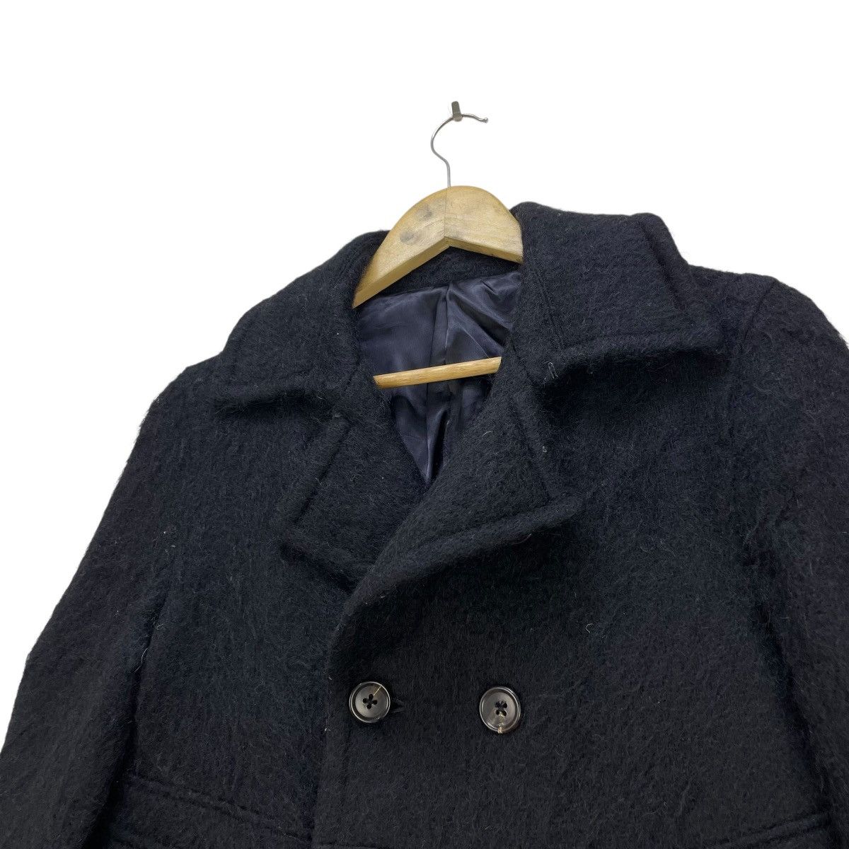 Issey Miyake × MasterPiece 💥Japanese Brand Syce Masterpiece Double Collar mohair Jacket Size M / US 6-8 / IT 42-44 - 3 Thumbnail