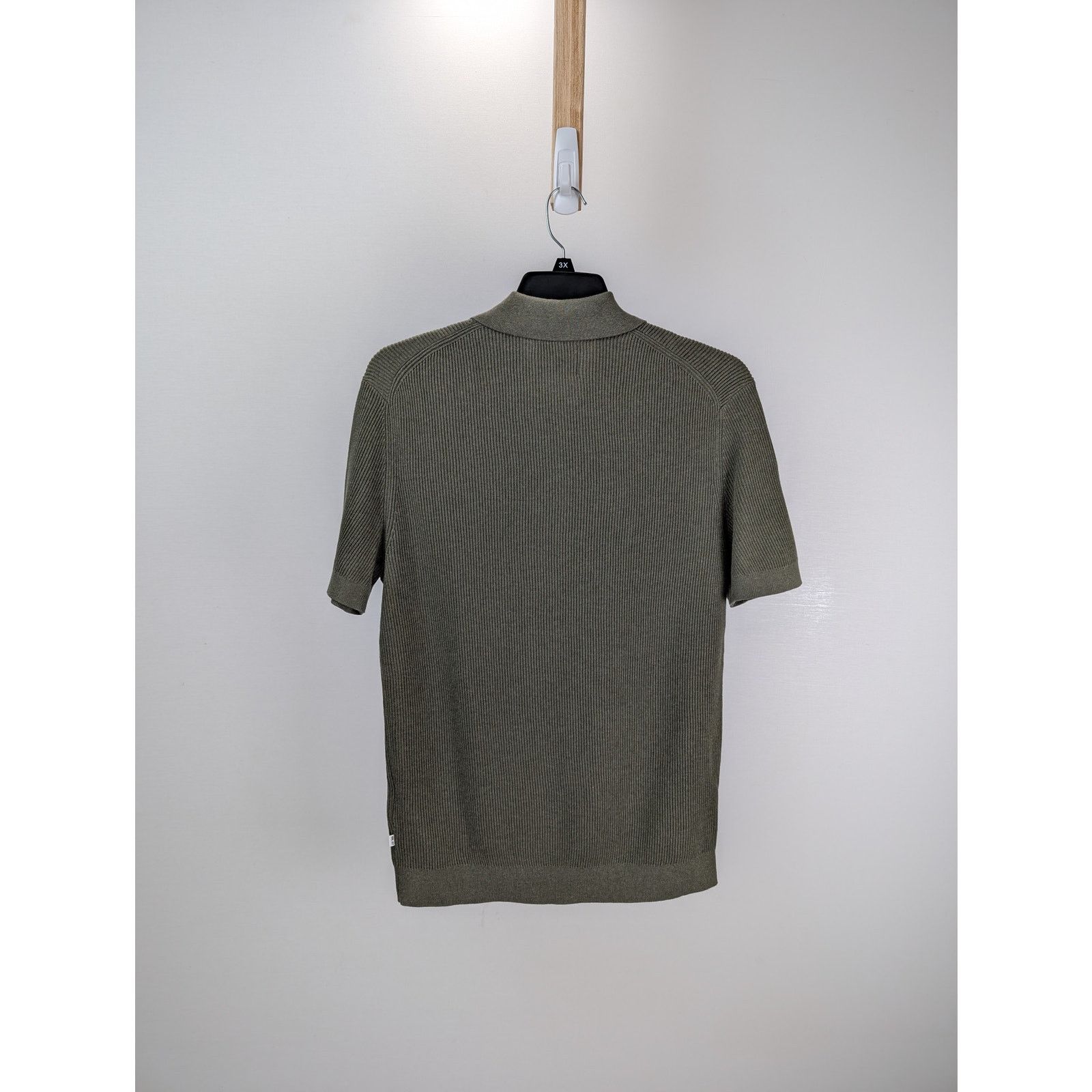 NN07 o1rshd1 CC20 Zipper Polo Shirt in Green Size US M / EU 48-50 / 2 - 6 Thumbnail
