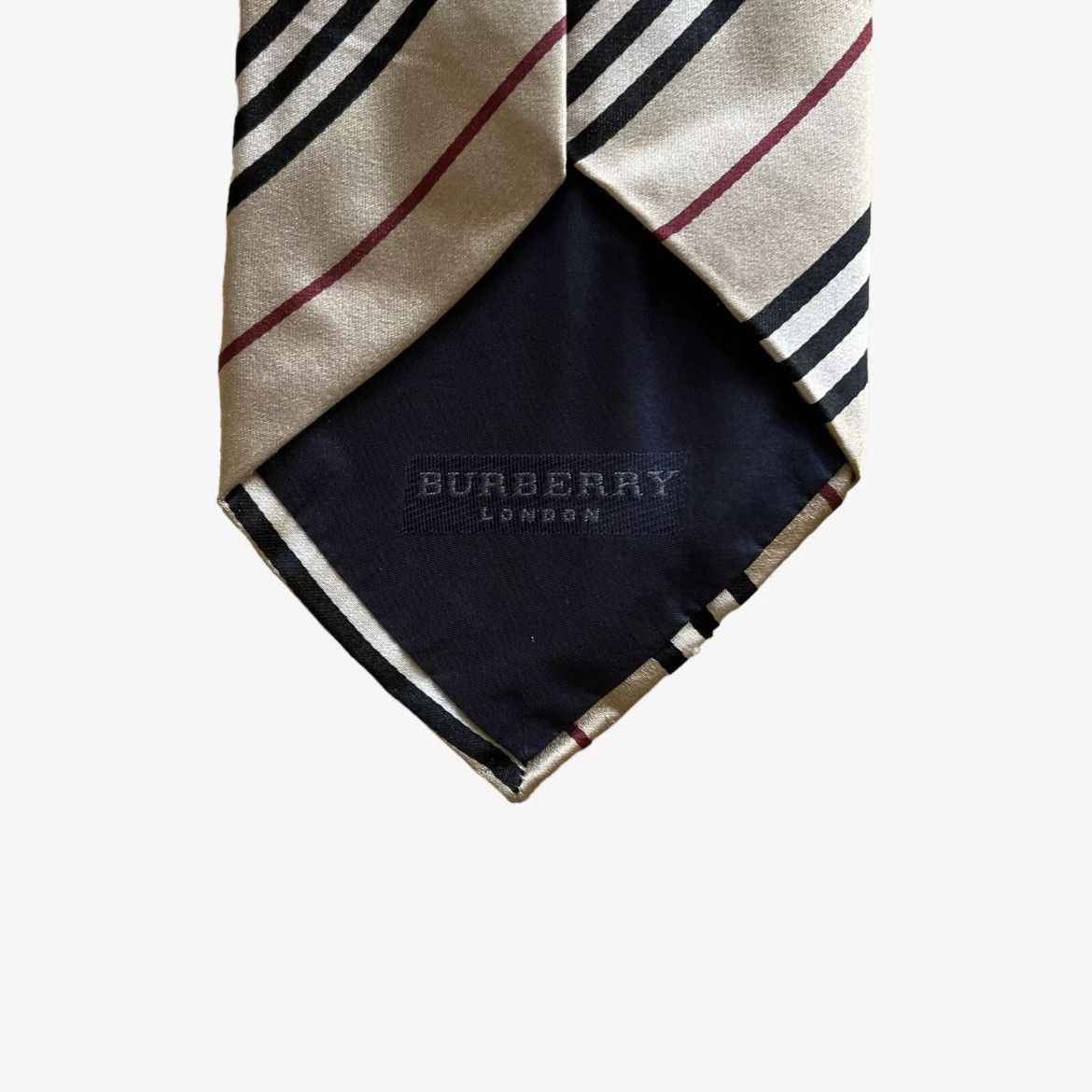 Burberry Vintage Y2K Burberry Nova Check Silk Tie Size ONE SIZE - 3 Thumbnail