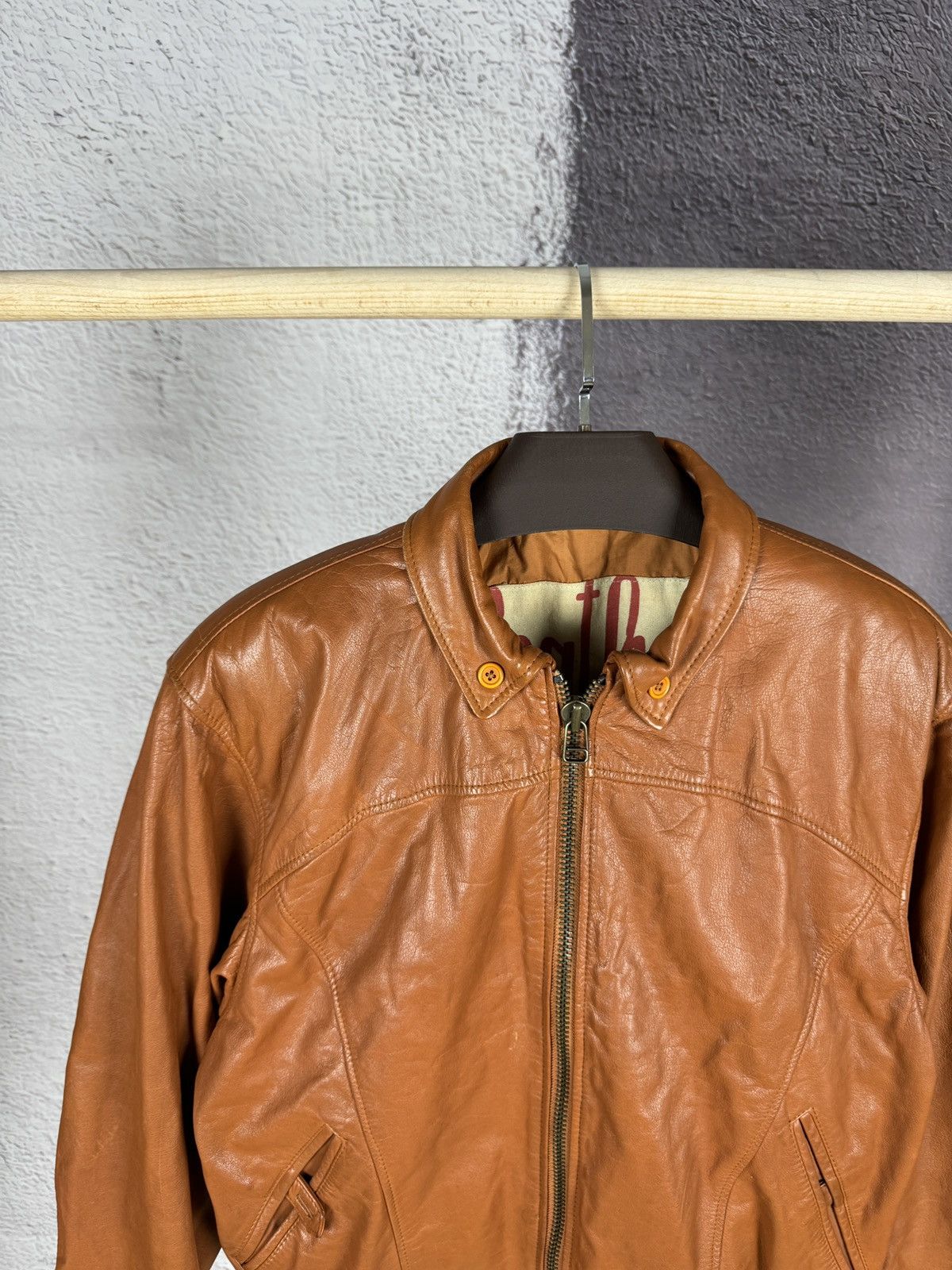 GF Ferre Vintage Leather Oaks by Gianfranco Ferre leather jacket rare Size US M / EU 48-50 / 2 - 3 Thumbnail