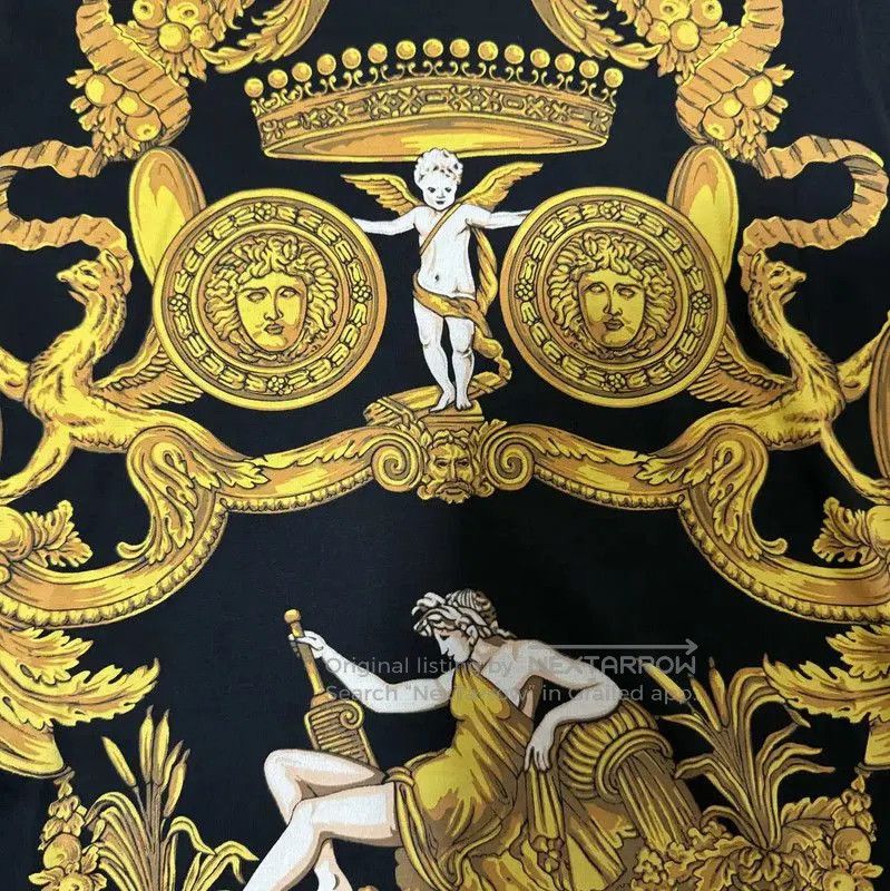 Versace Versace Black Cotton Logo T-Shirt for Men . Size US S / EU 44-46 / 1 - 3 Thumbnail