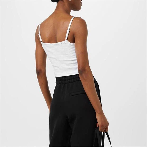 Alexander Wang o1g2r1mq0824 Ripped Cami Top in White Size S / US 4 / IT 40 - 5 Thumbnail