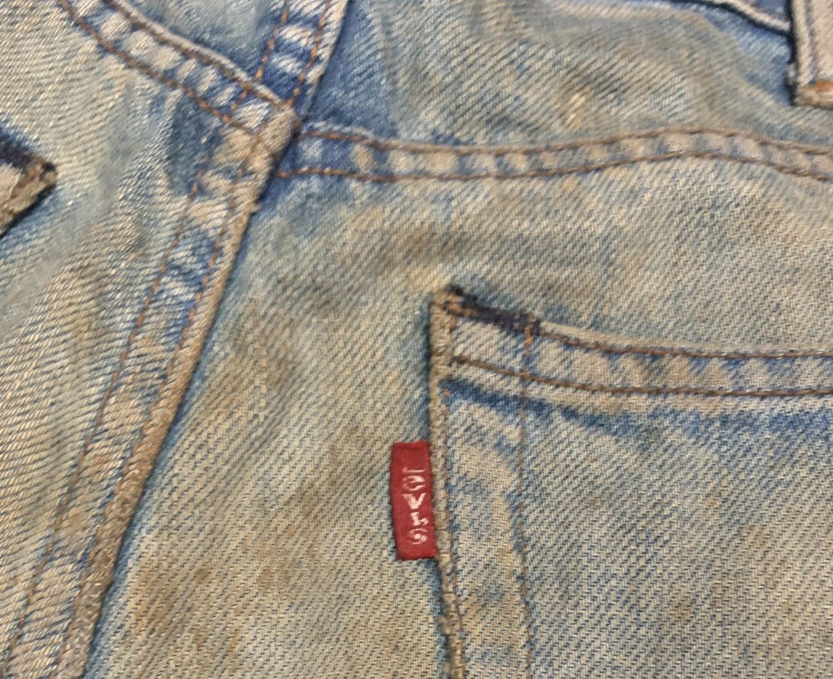 Levi's Vintage Levis 503 Straight Faded Blue Jeans Size US 33 - 8 Thumbnail