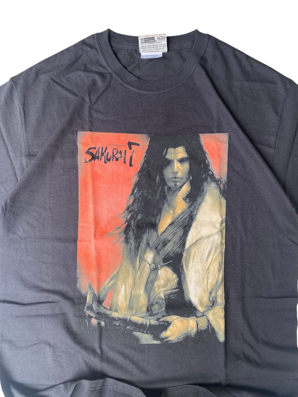 Anime Vintage 2004 Samurai 7 Anime Tee Funimation Licensed Black L Size US L / EU 52-54 / 3 - 4 Thumbnail
