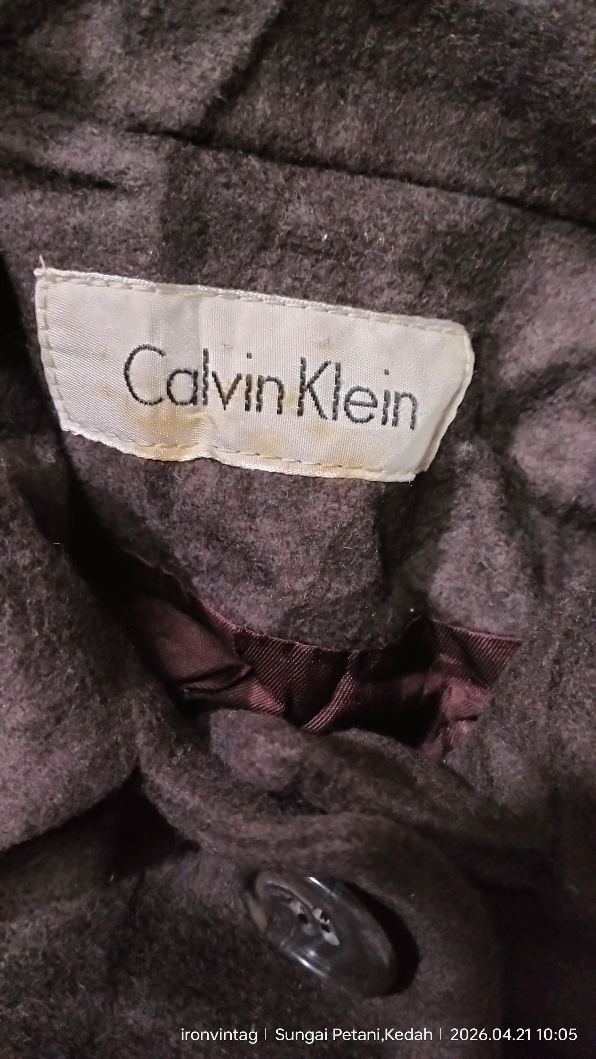 Calvin Klein Vintage Calvin Klein Long Coat Ultimate Merino Size US L / EU 52-54 / 3 - 5 Thumbnail