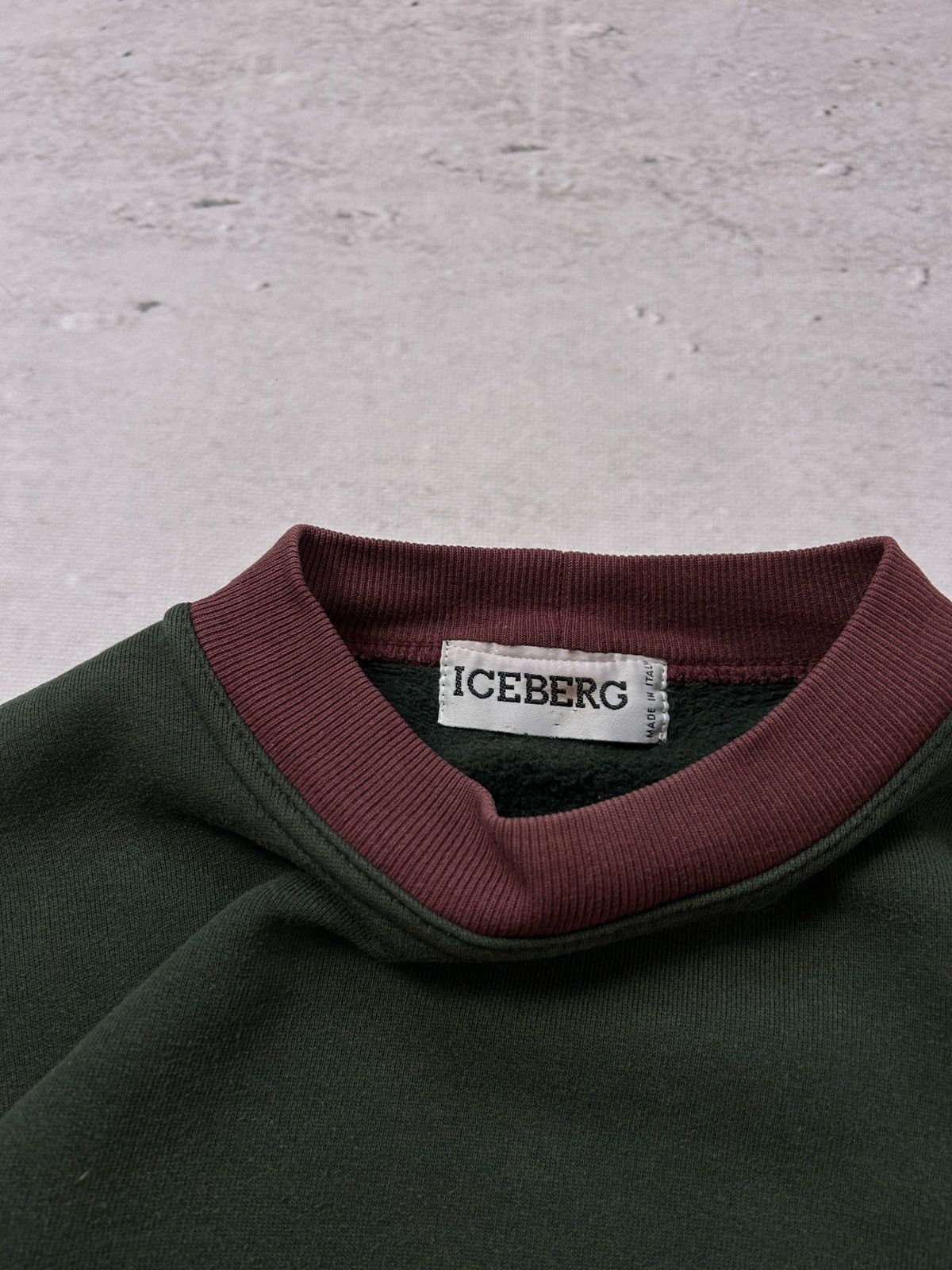 Iceberg 💥Vintage Iceberg Big Logo Sweatshirt 90s Archive Old Money💥 Size US M / EU 48-50 / 2 - 6 Thumbnail