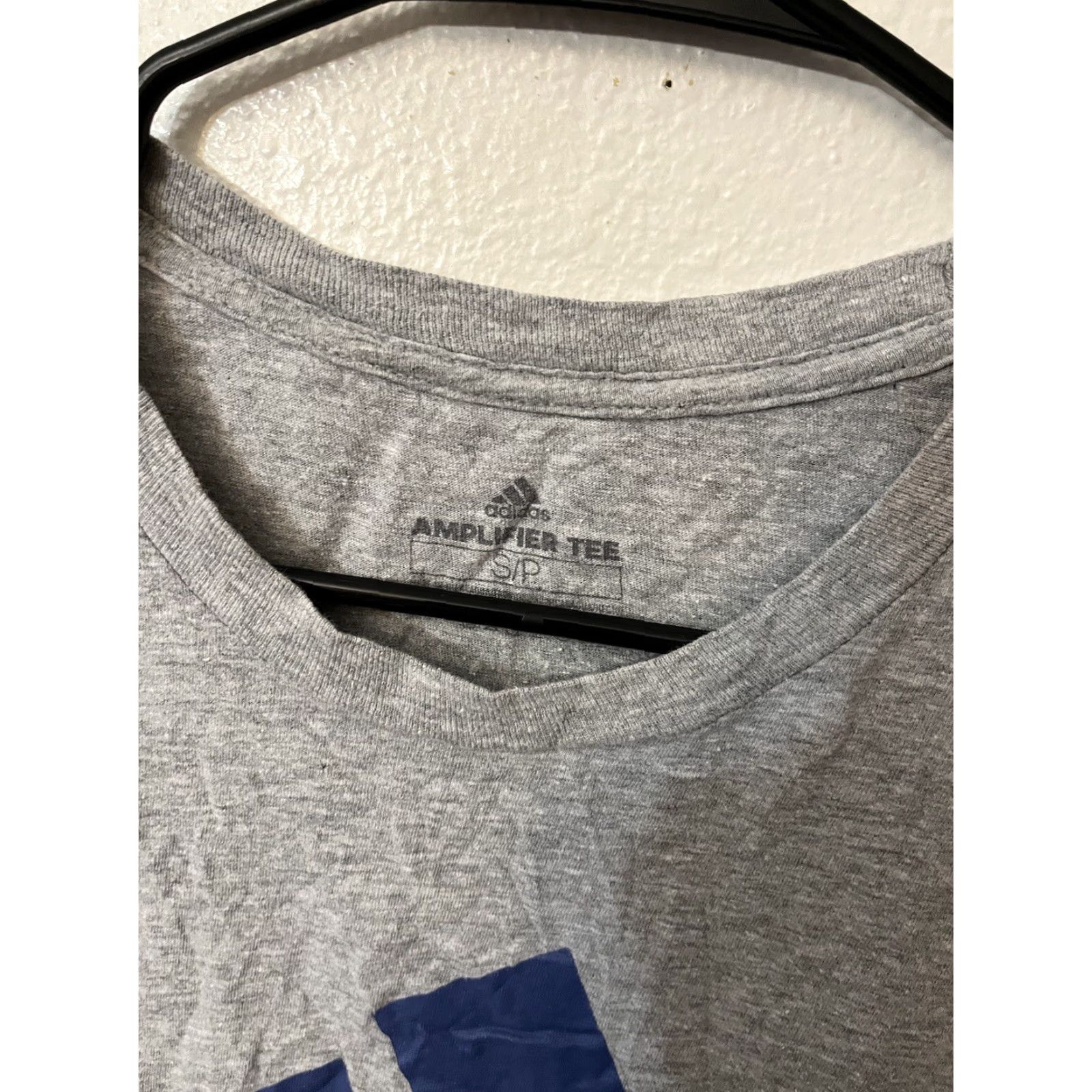 Adidas Adidas T-Shirt Gray Short Sleeve Round Neck Small Mens Regular Fit Cotton Amplifier Tee Shirt Size US S / EU 44-46 / 1 - 2 Thumbnail