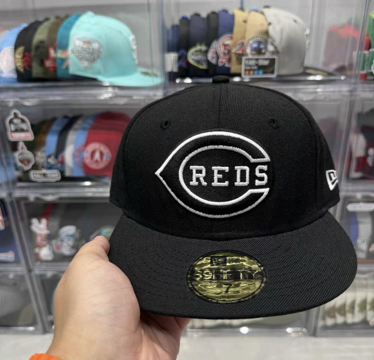 New Era New Era MLB Cincinnati Reds flat brim baseball cap J32 Size ONE SIZE - 1 Thumbnail